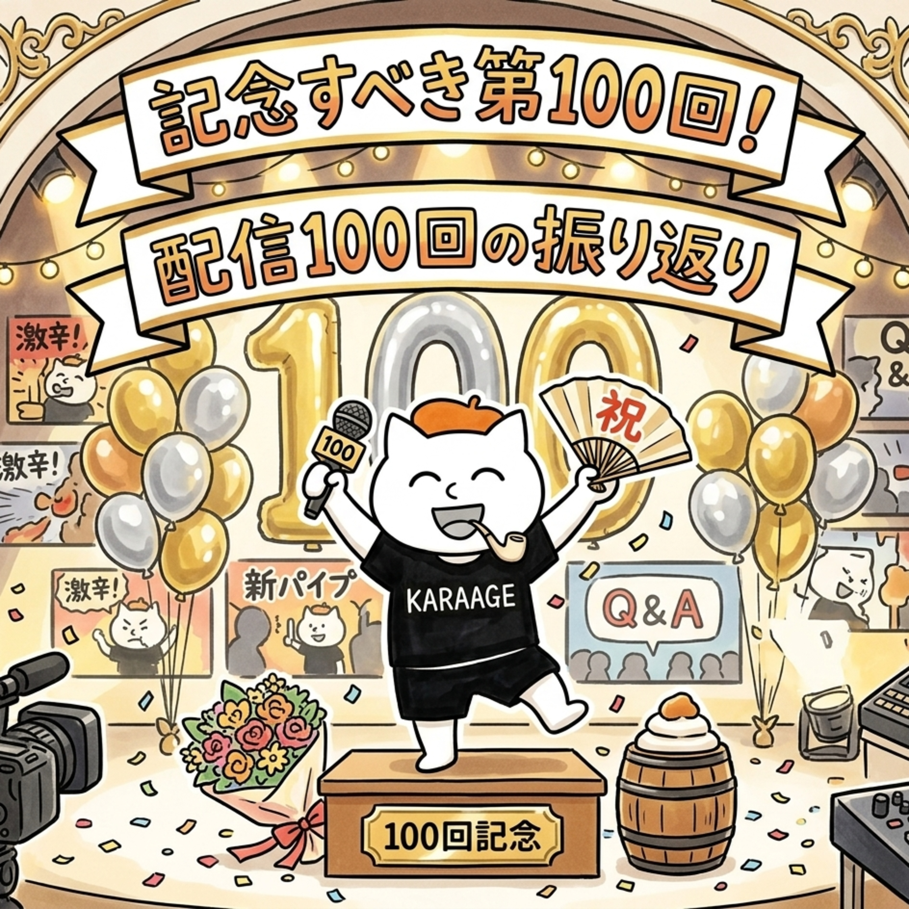 #100 祝・第100回！配信を1回から振り返り