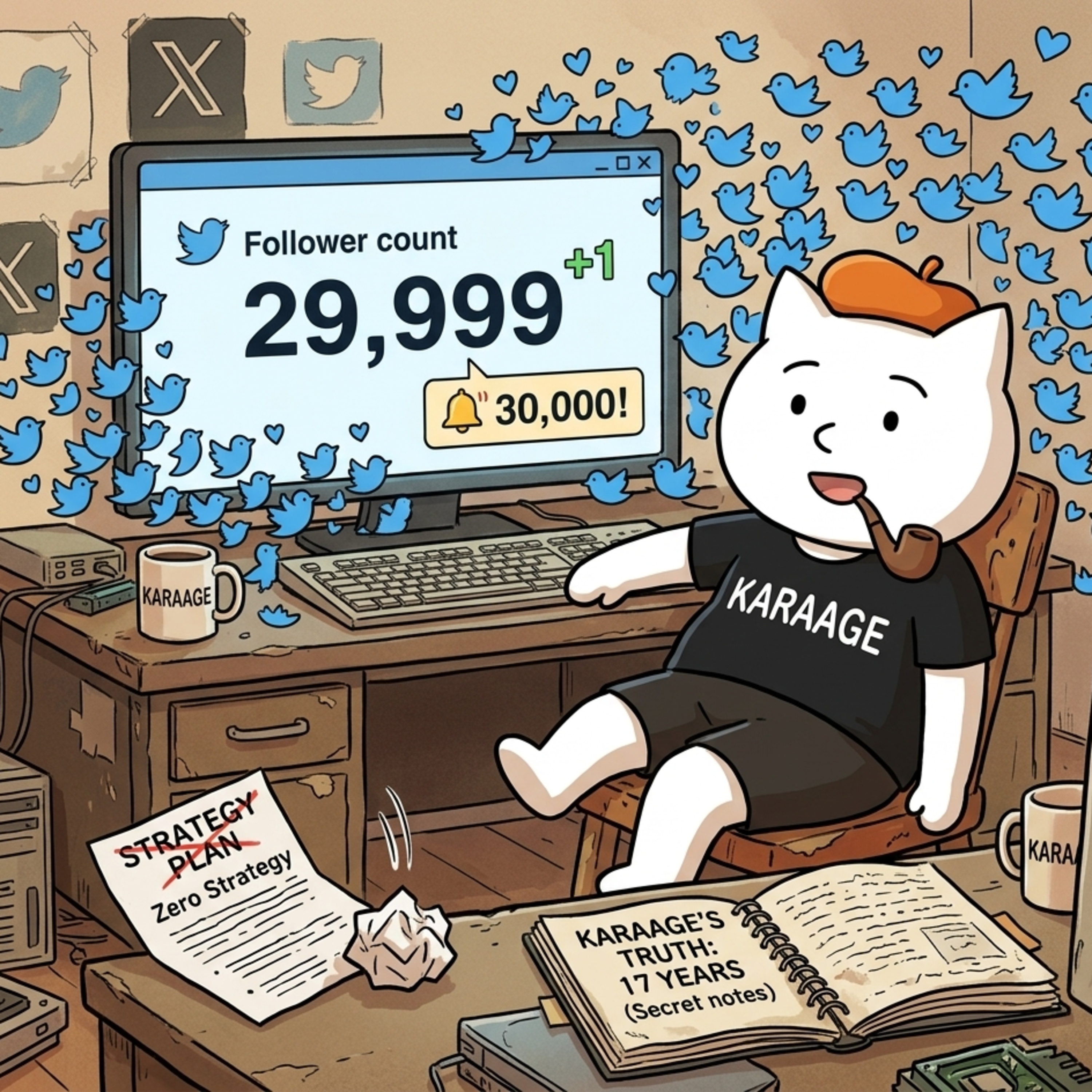 #101 Twitter（現X）フォロワー3万人到達の裏側とサブスク検討