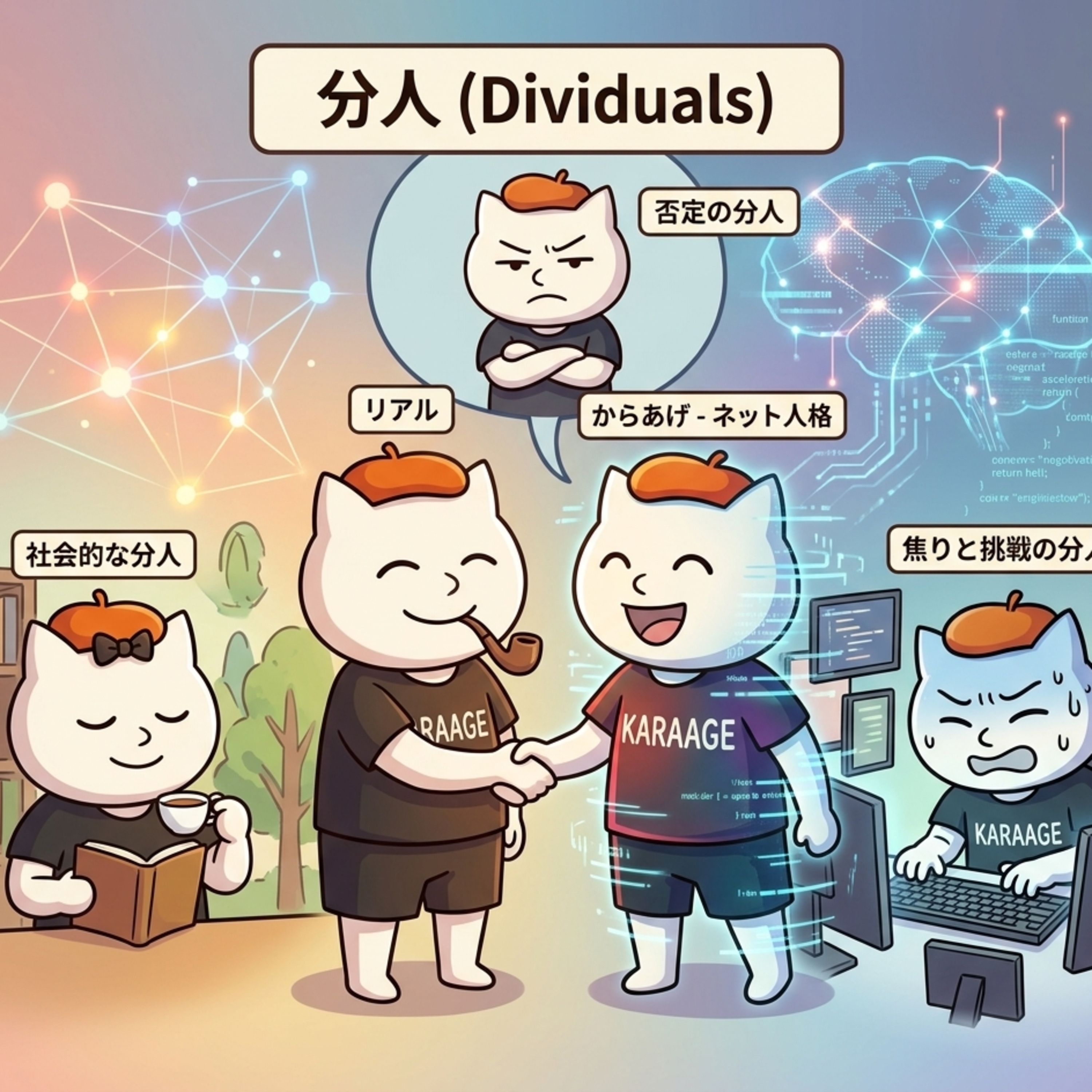 #107 本当の自分なんてない？「分人」という考え方と、私の「からあげ」ペルソナ