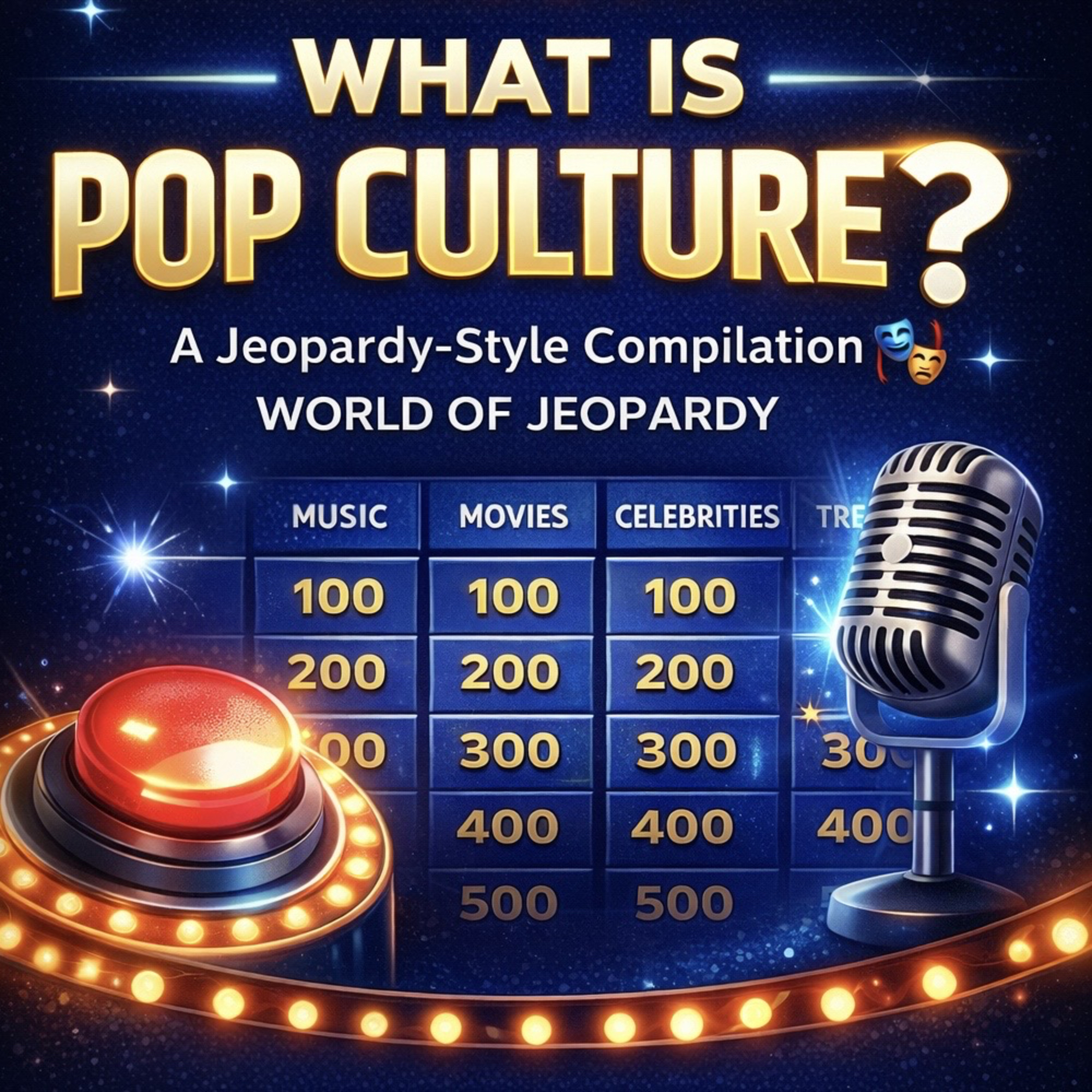 What is POP CULTURE? 🎭 A jeopardy compilation | World of Jeopardy episode artwork