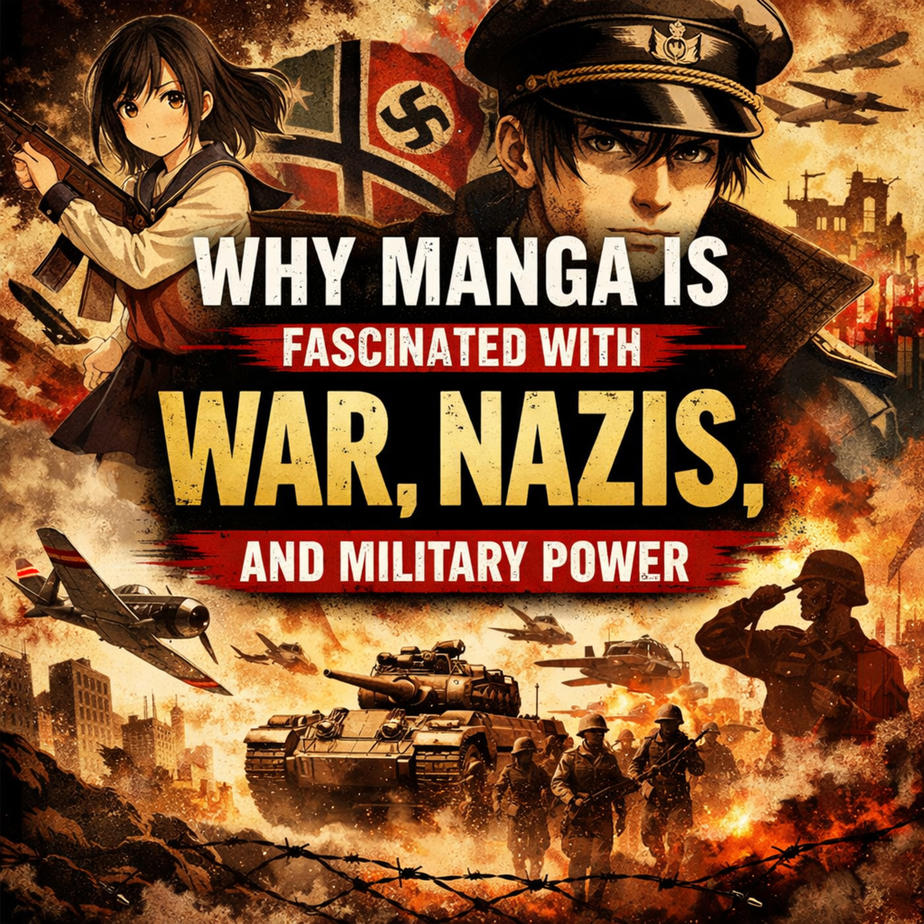 Why Manga Is Fascinated With War, Nazis, and Military Power episode artwork