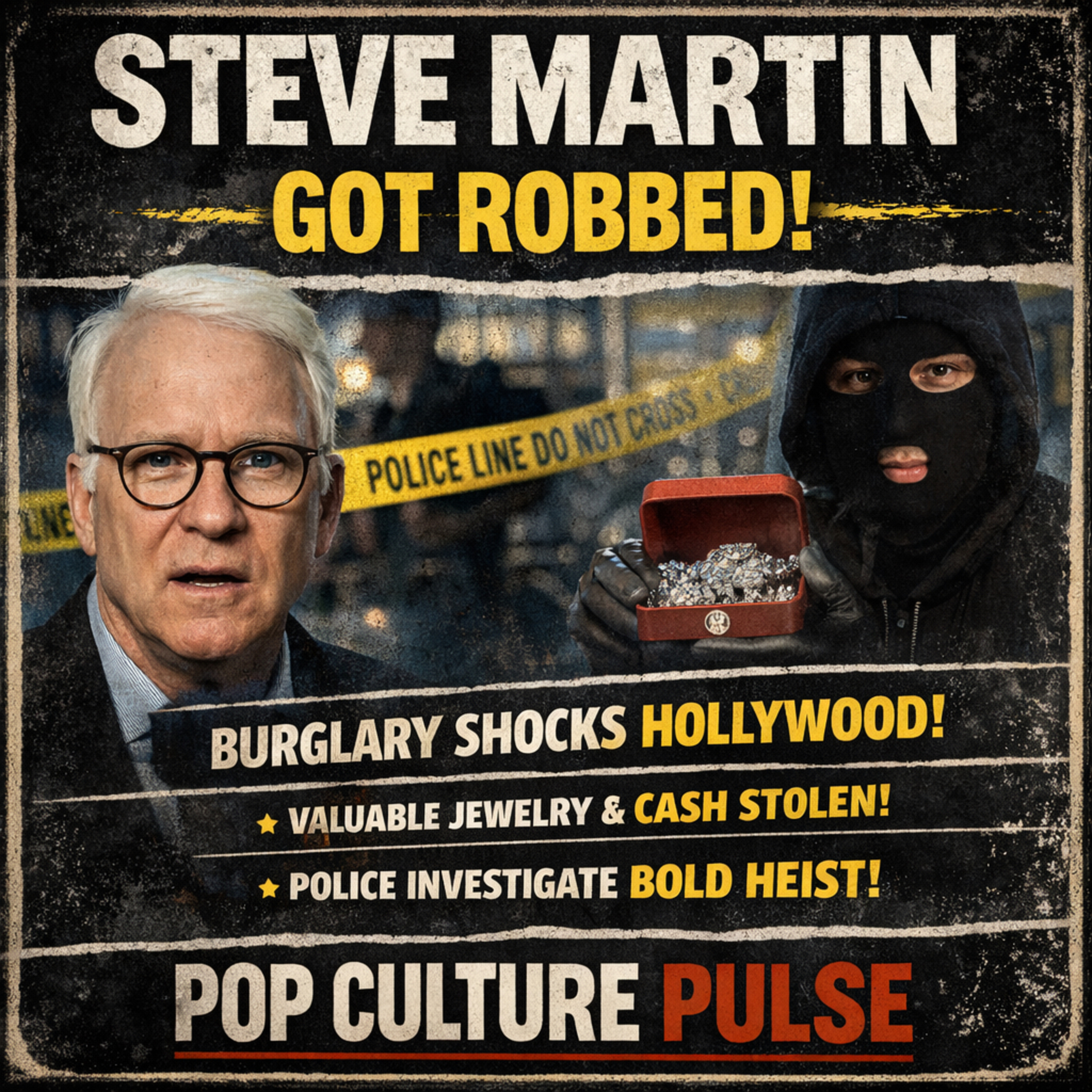 Steve Martin got robbed episode artwork