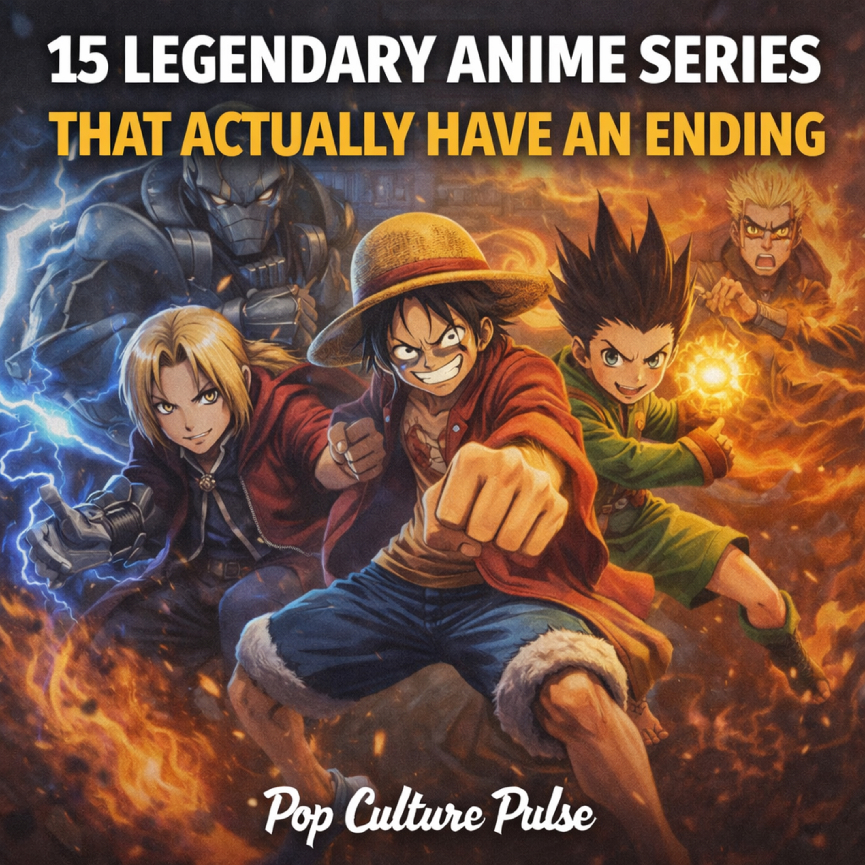 15 Legendary Anime Series That Actually Have an Ending | like and subscribe  episode artwork