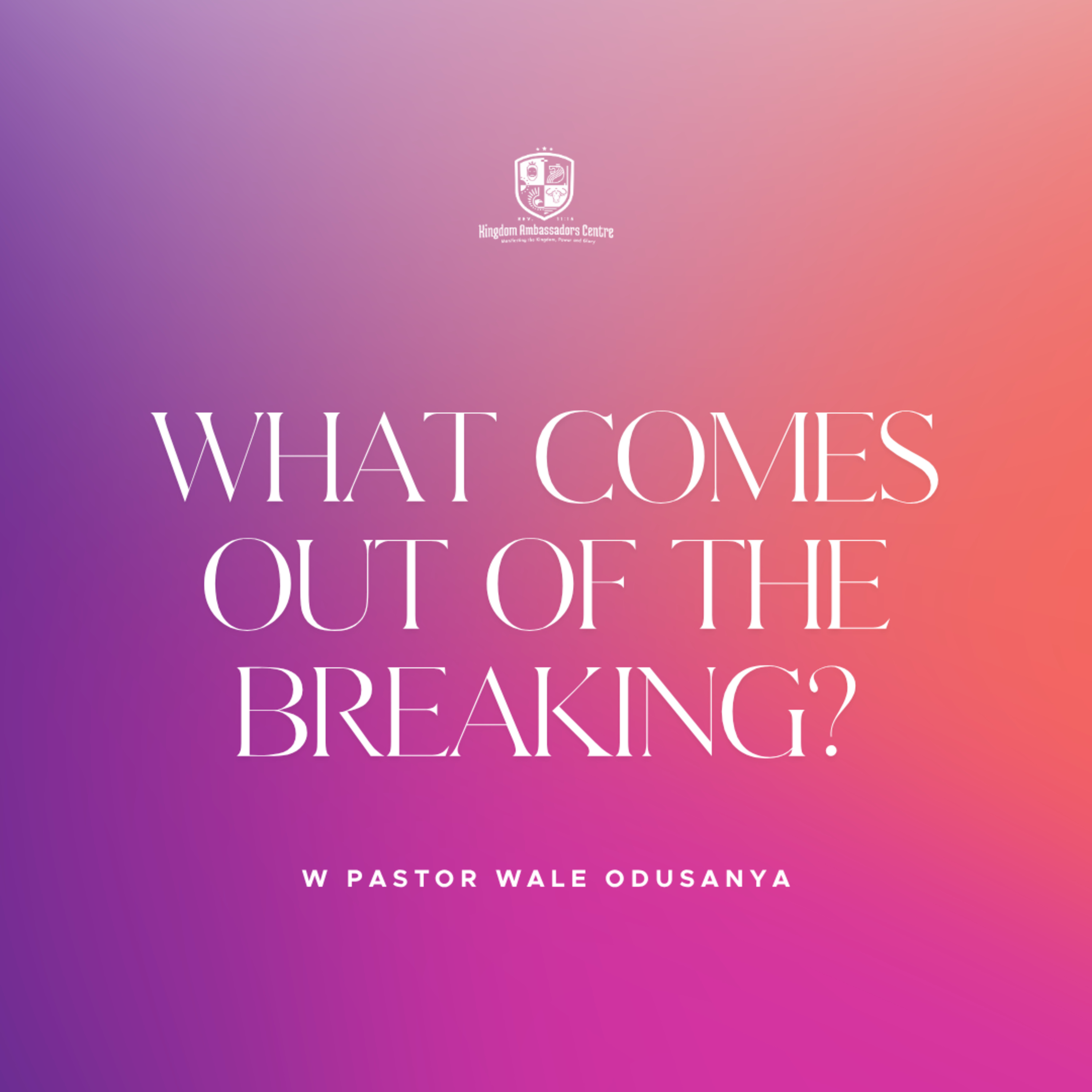 Kingdom Alignment w/ Pastor Wale Odusanya episode artwork