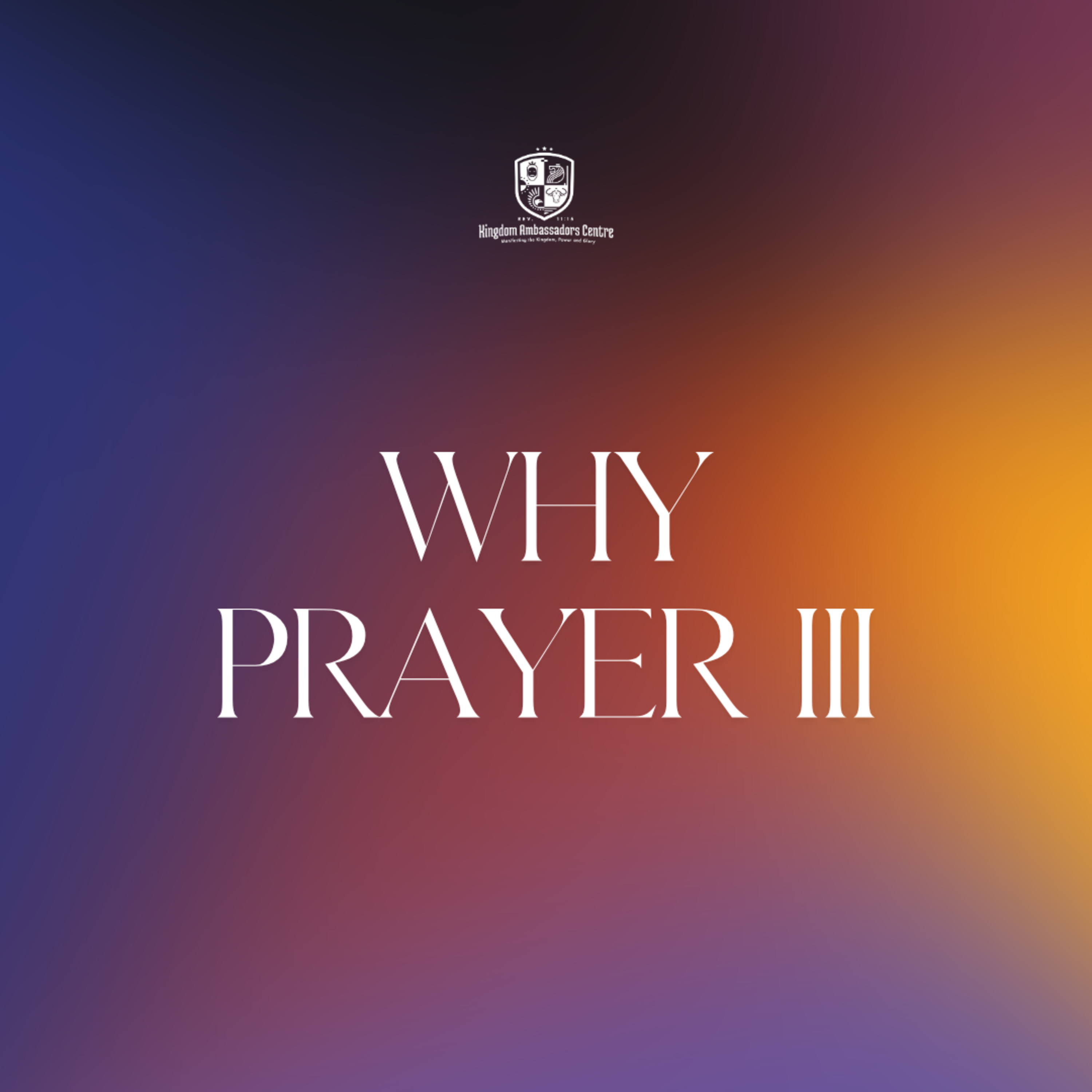 Why Prayer III episode artwork