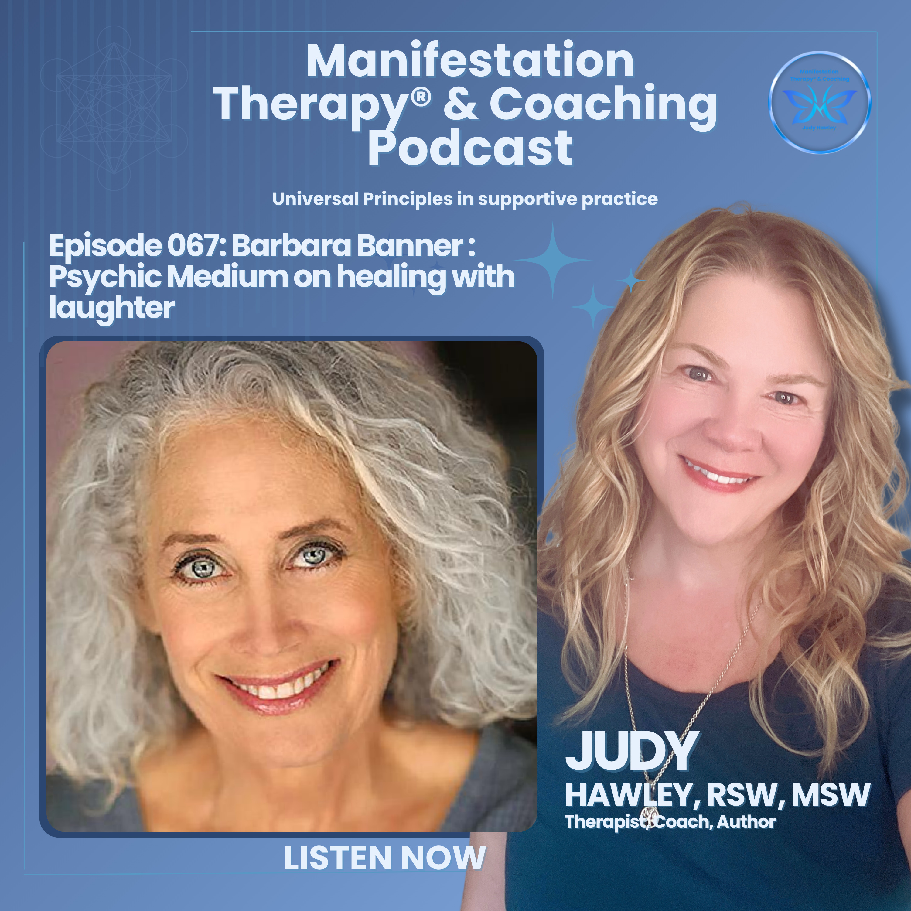 067: Barbara Banner: Psychic Medium on Healing with Laughter episode artwork