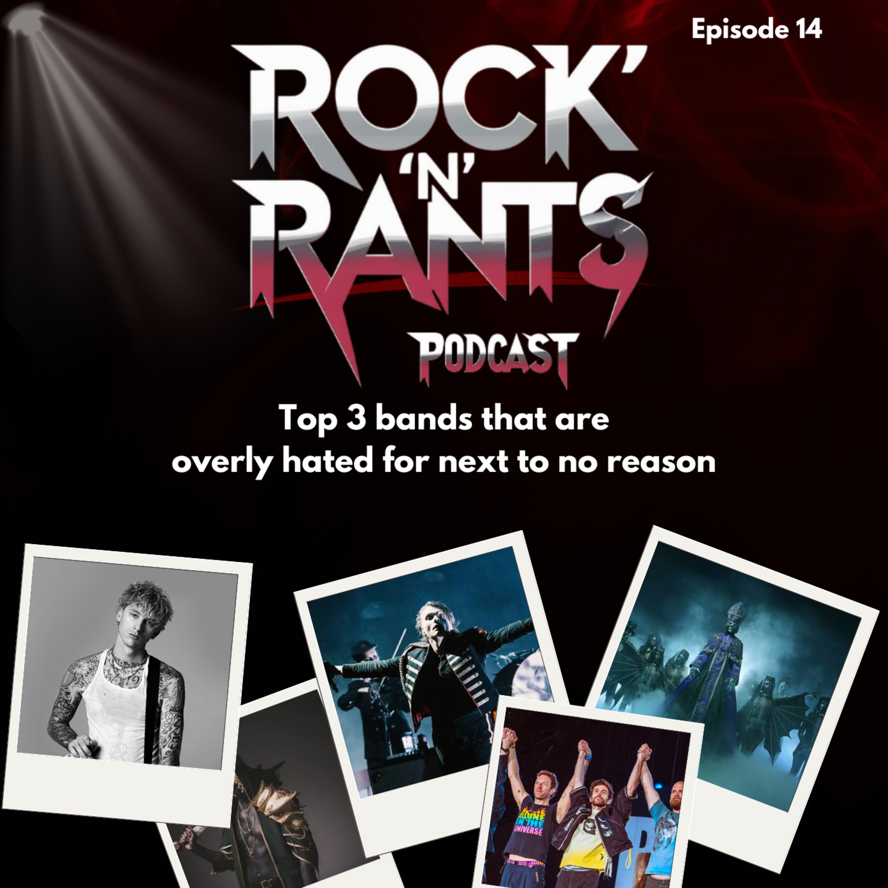 Episode 14 - Top 3 Bands That Are Overly Hated For Next To No Reason episode artwork