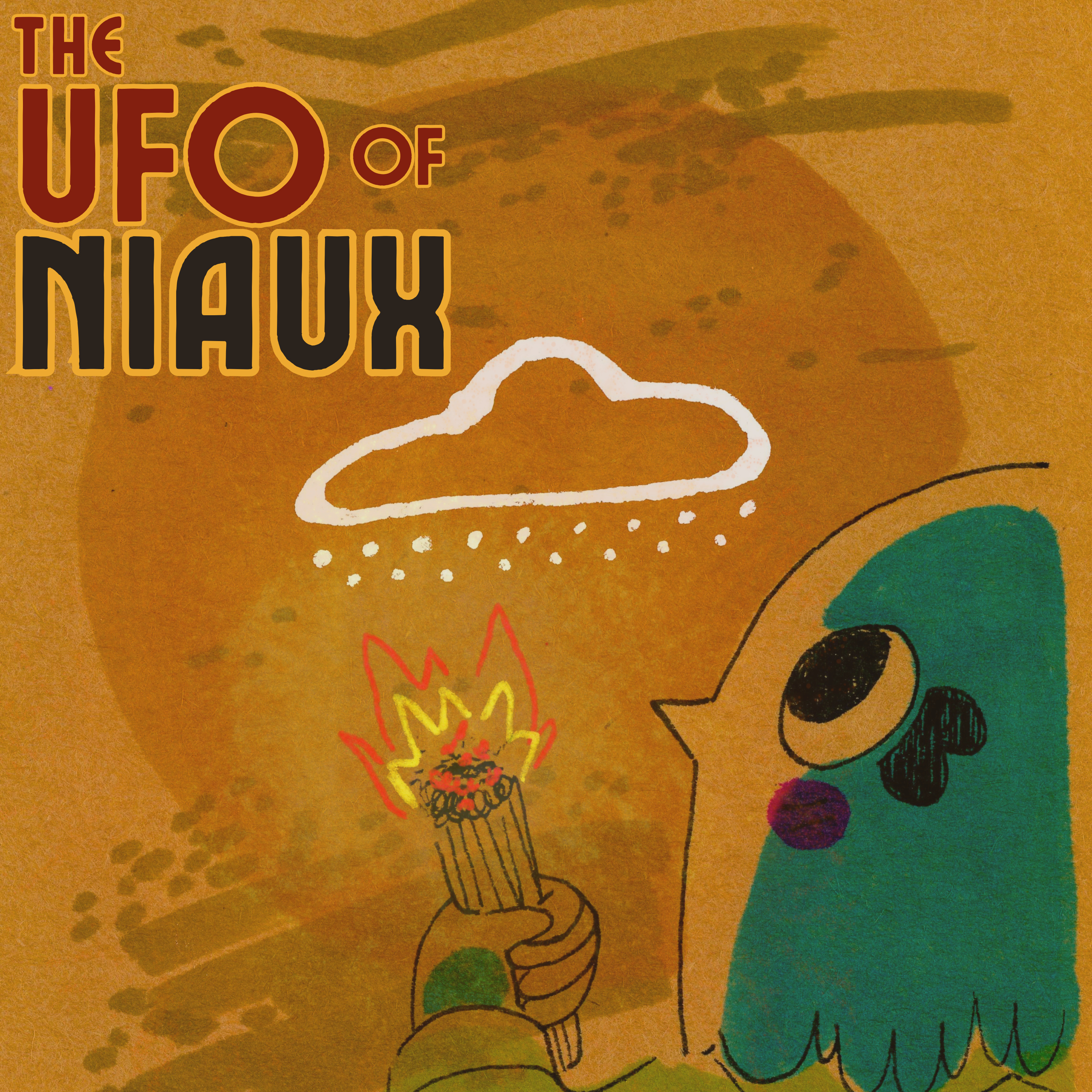 A UFO is in Niaux Cave episode artwork