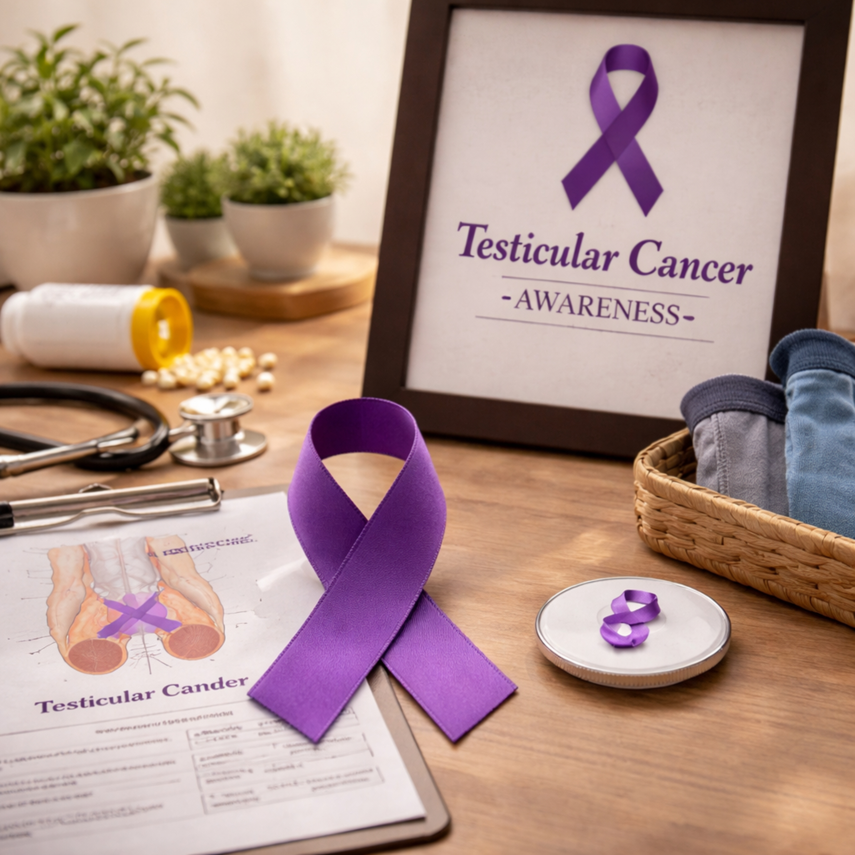 Testicular Cancer Awareness: The Meaning of the Purple Ribbon episode artwork