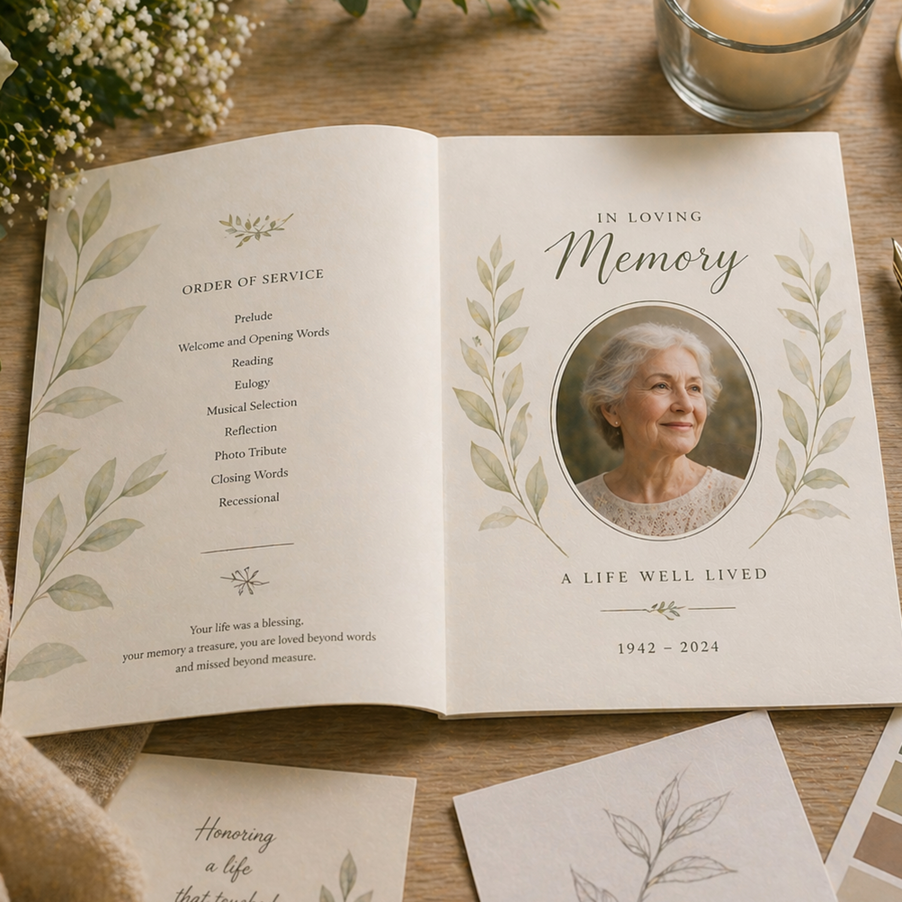 The Art of the Final Tribute: Crafting Funeral Programs episode artwork