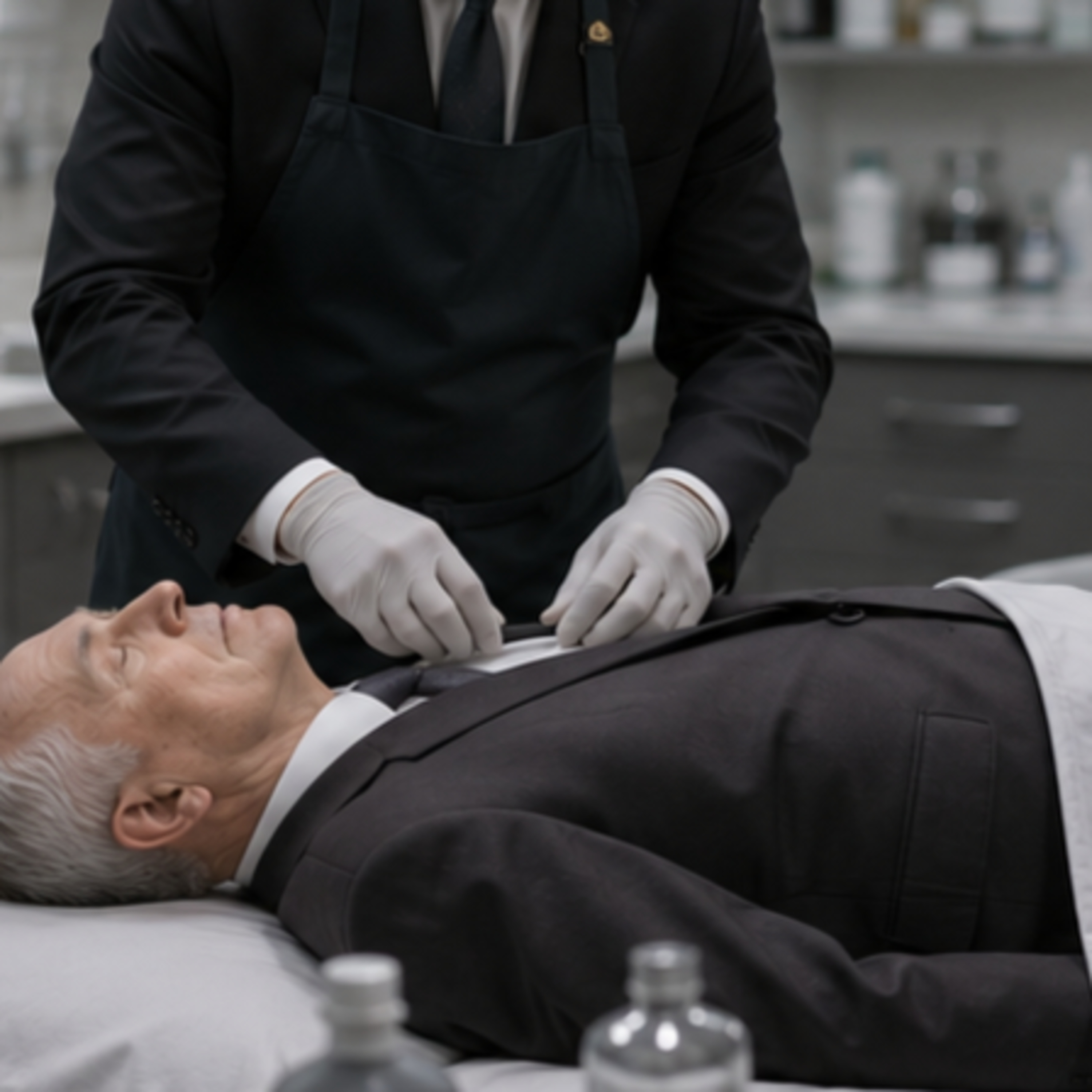 Dignity in the Dark: The Science of Embalming Care episode artwork