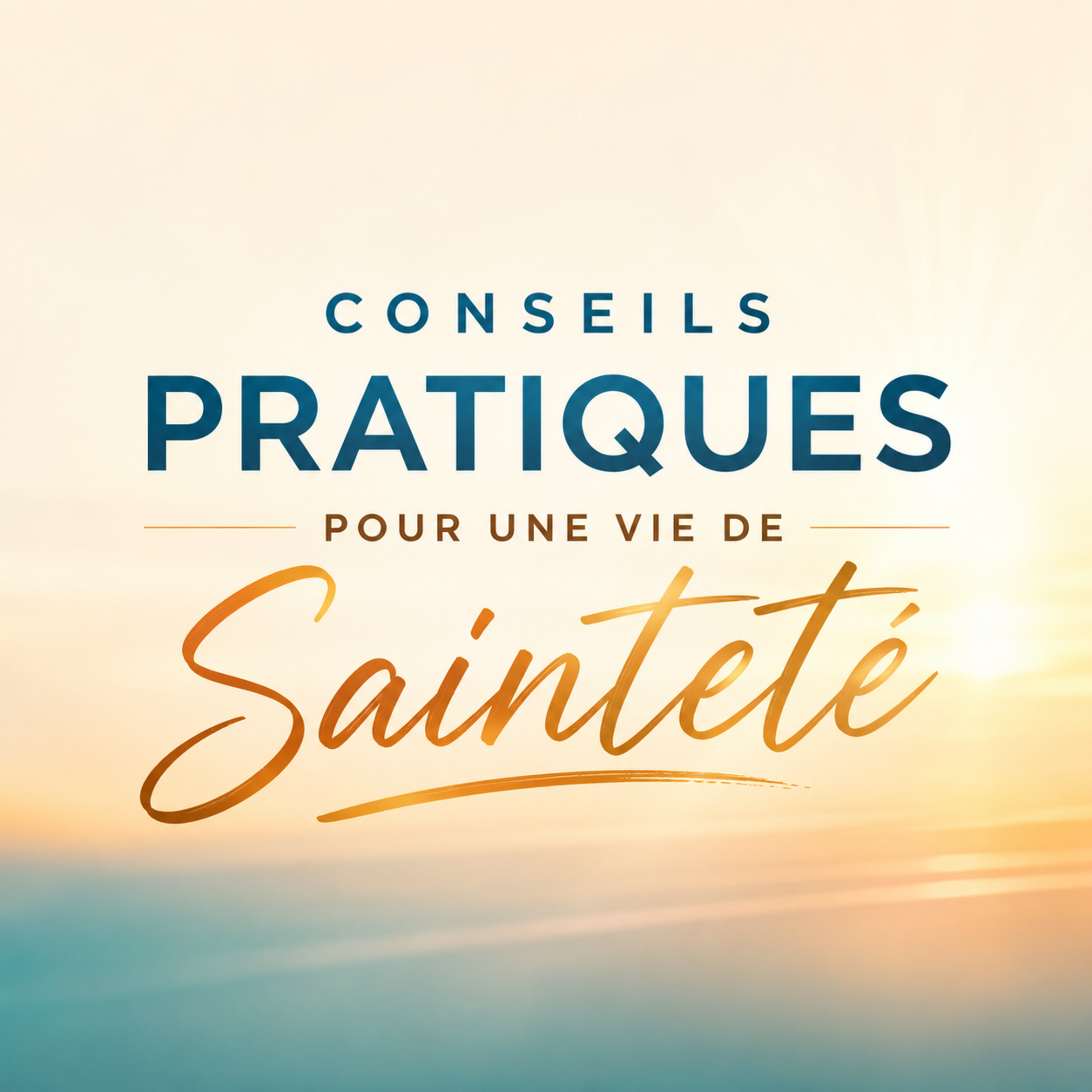Conseils pratiques pour une vie de Sainteté Avec Pst Grâce Joël