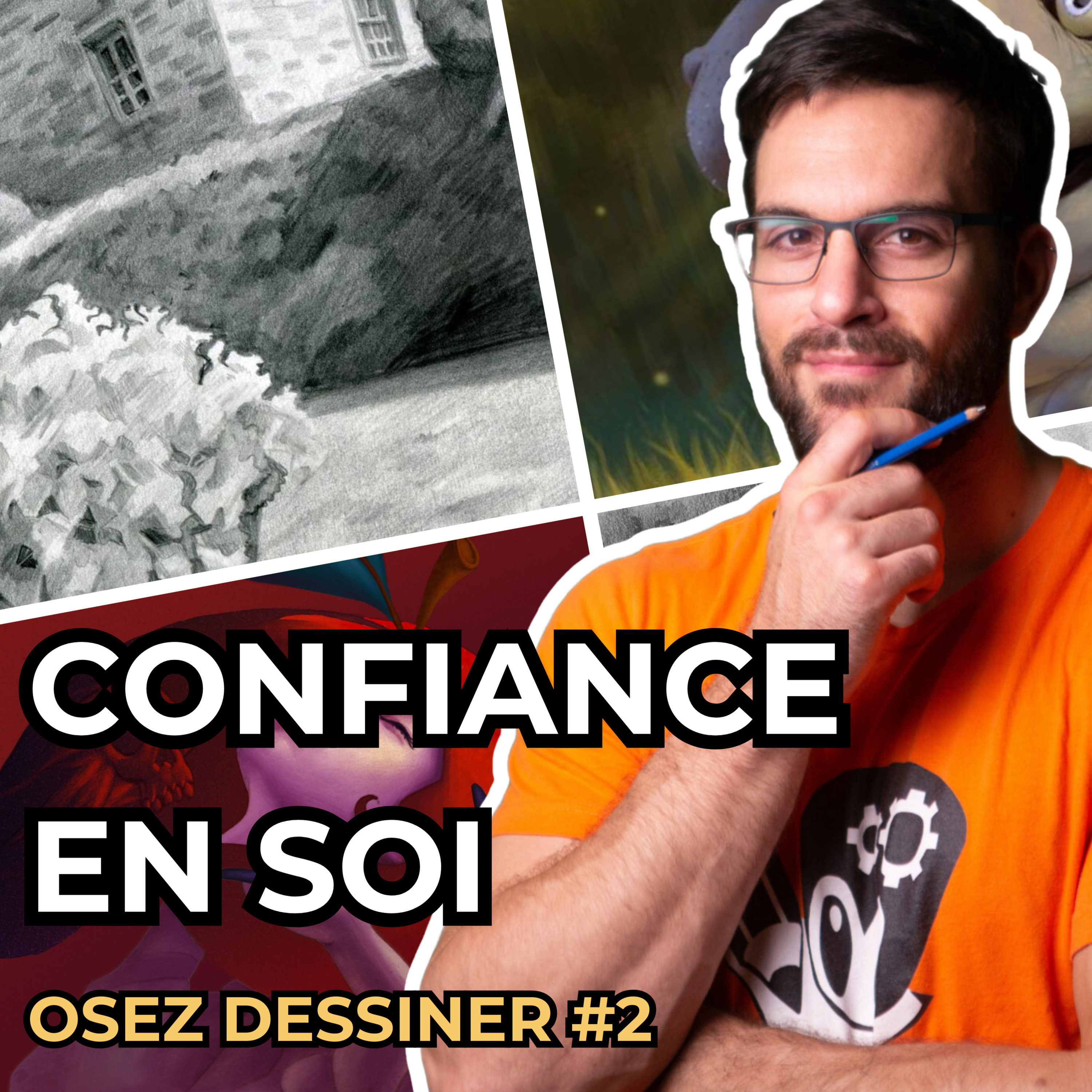 Peur de montrer tes dessins ? Voici comment vaincre ce blocage - Osez Dessiner #2 episode artwork