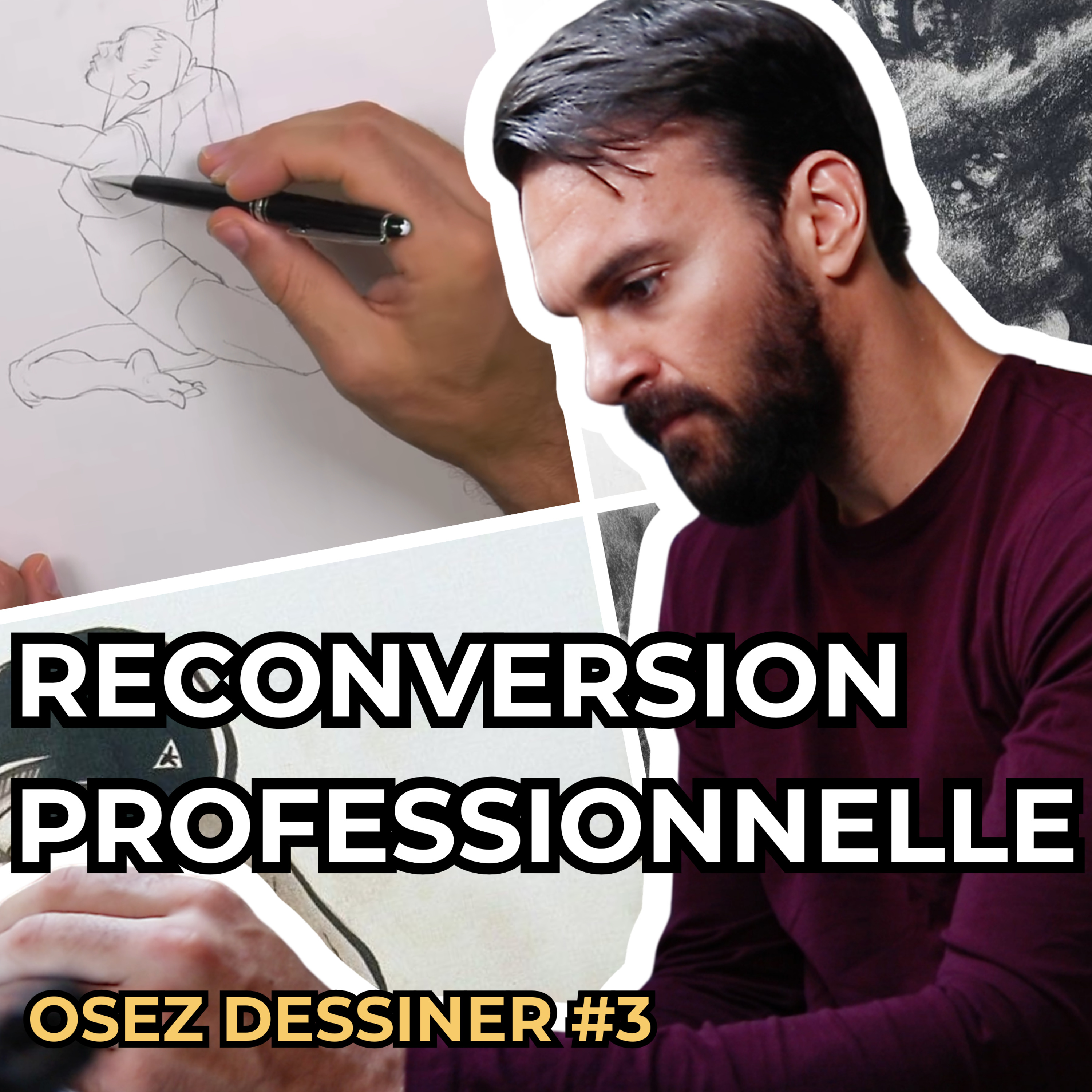 Reconversion professionnelle : de kiné à prof de dessin - Podcast #3 episode artwork