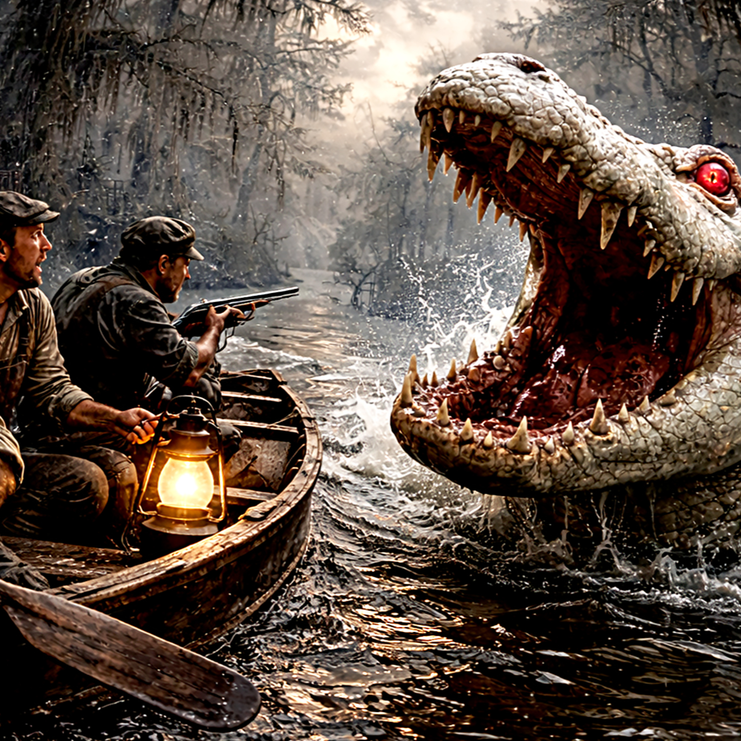 HISTOIRE D'HORREUR 📜 MASSACRE dans le Bayou, un Alligator blanc GÉANT arpente les marais - 🆃🆁🅴🆄🅵🆈 episode artwork