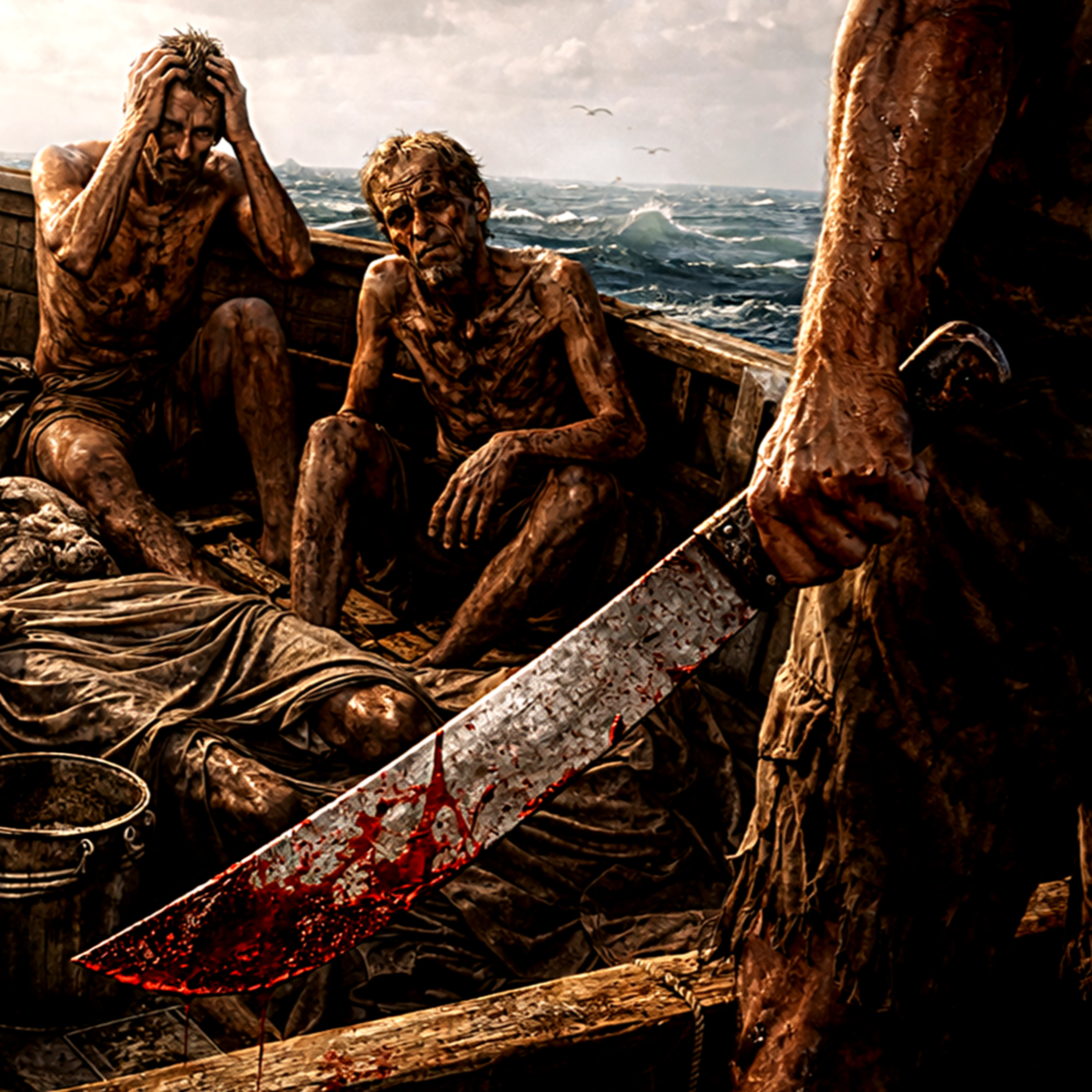 HISTOIRE D'HORREUR 📜 Ne posez JAMAIS cette question en mer ! 3 VRAIS récits de CANNIBALISME - 🆃🆁🅴🆄🅵🆈 episode artwork