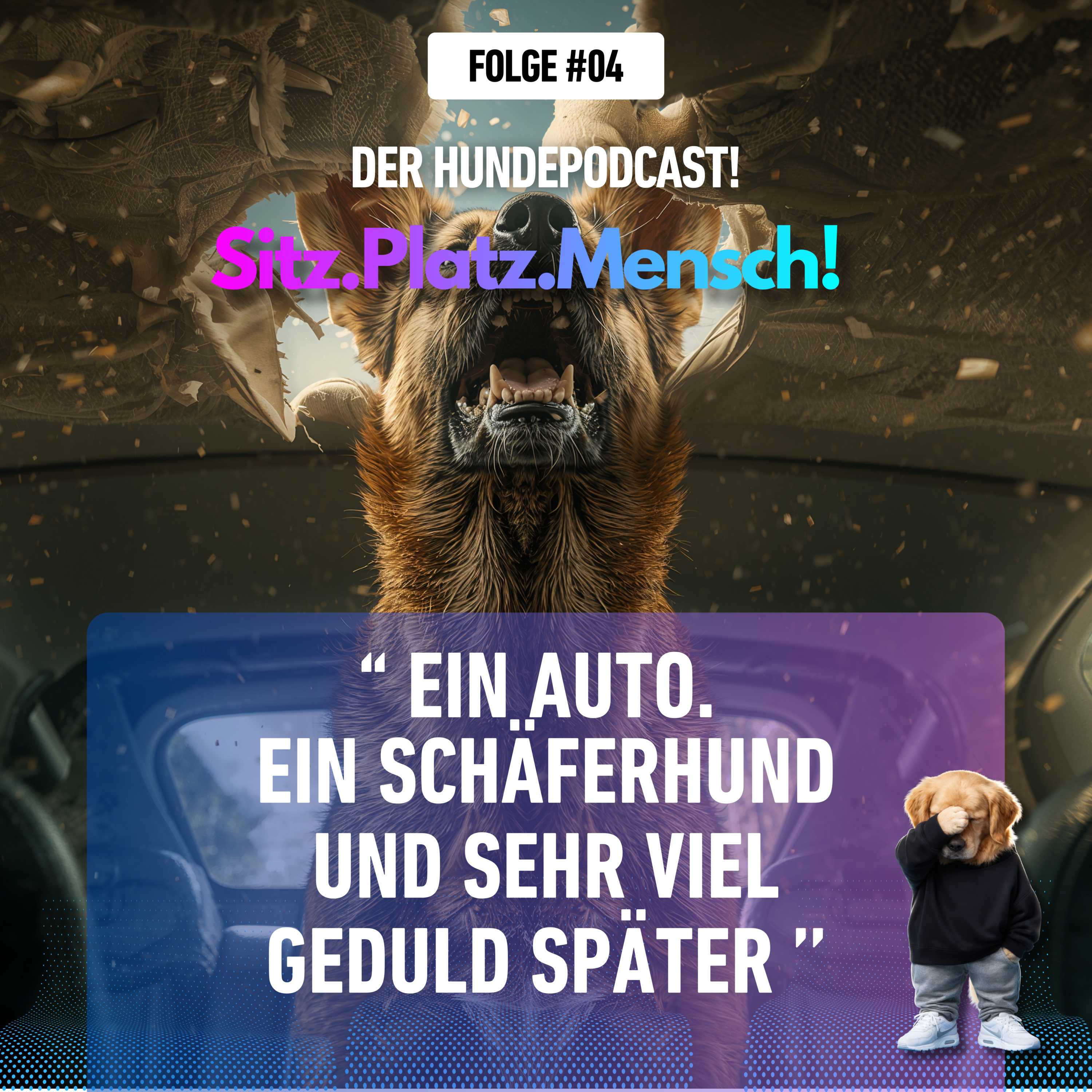 #4 Ein Auto. Ein Schäferhund. Und sehr viel Geduld später. episode artwork