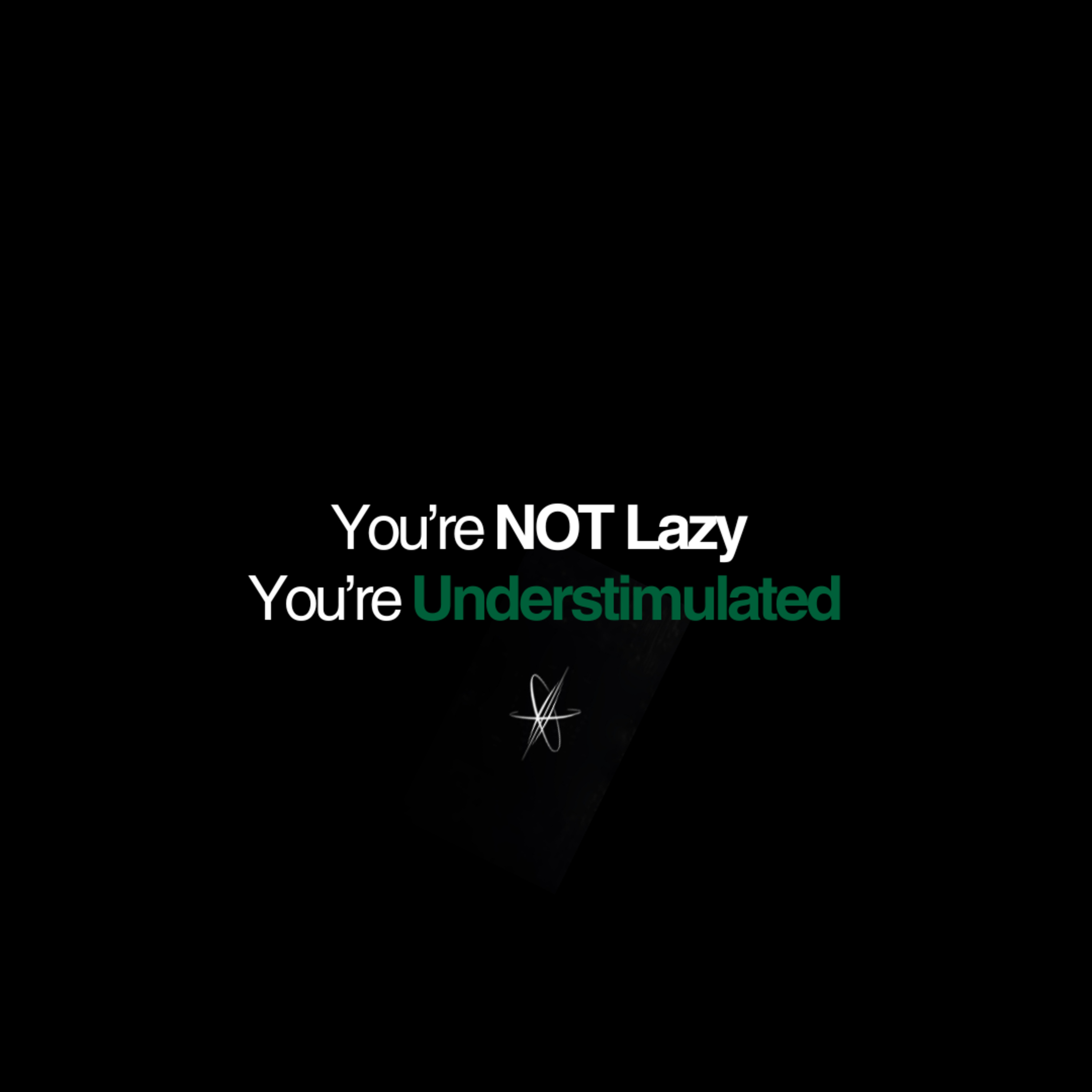 You’re Not Lazy — You’re Understimulated episode artwork