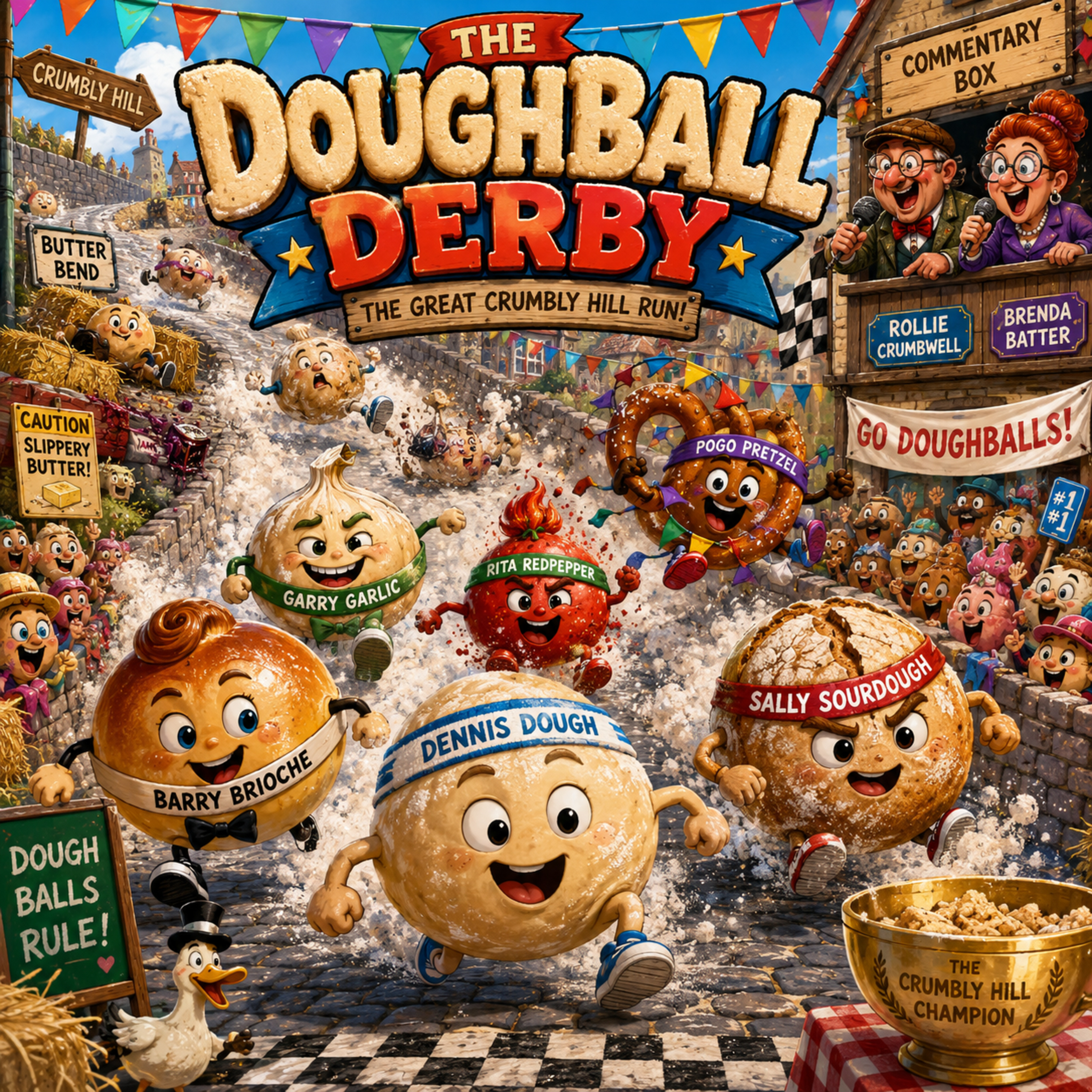 The Doughball Derby - The Great Crumbly Hill Run episode artwork
