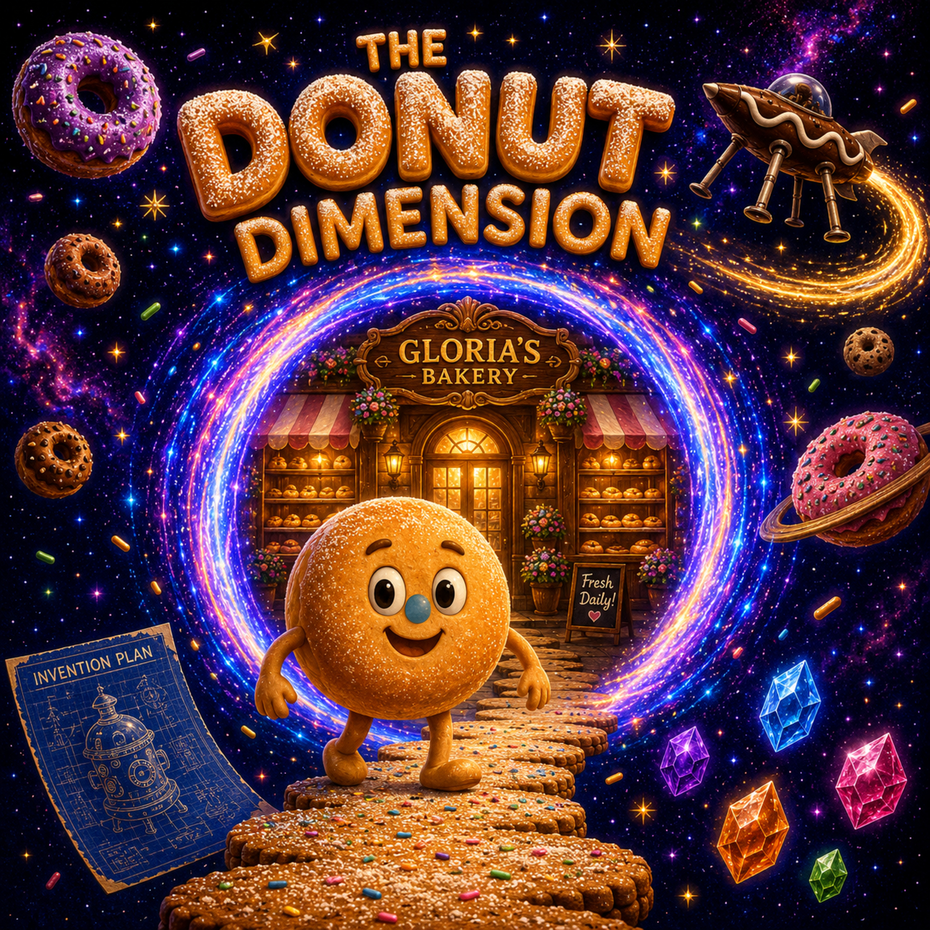 The Donut Dimension – The Great Sprinkle Storm episode artwork