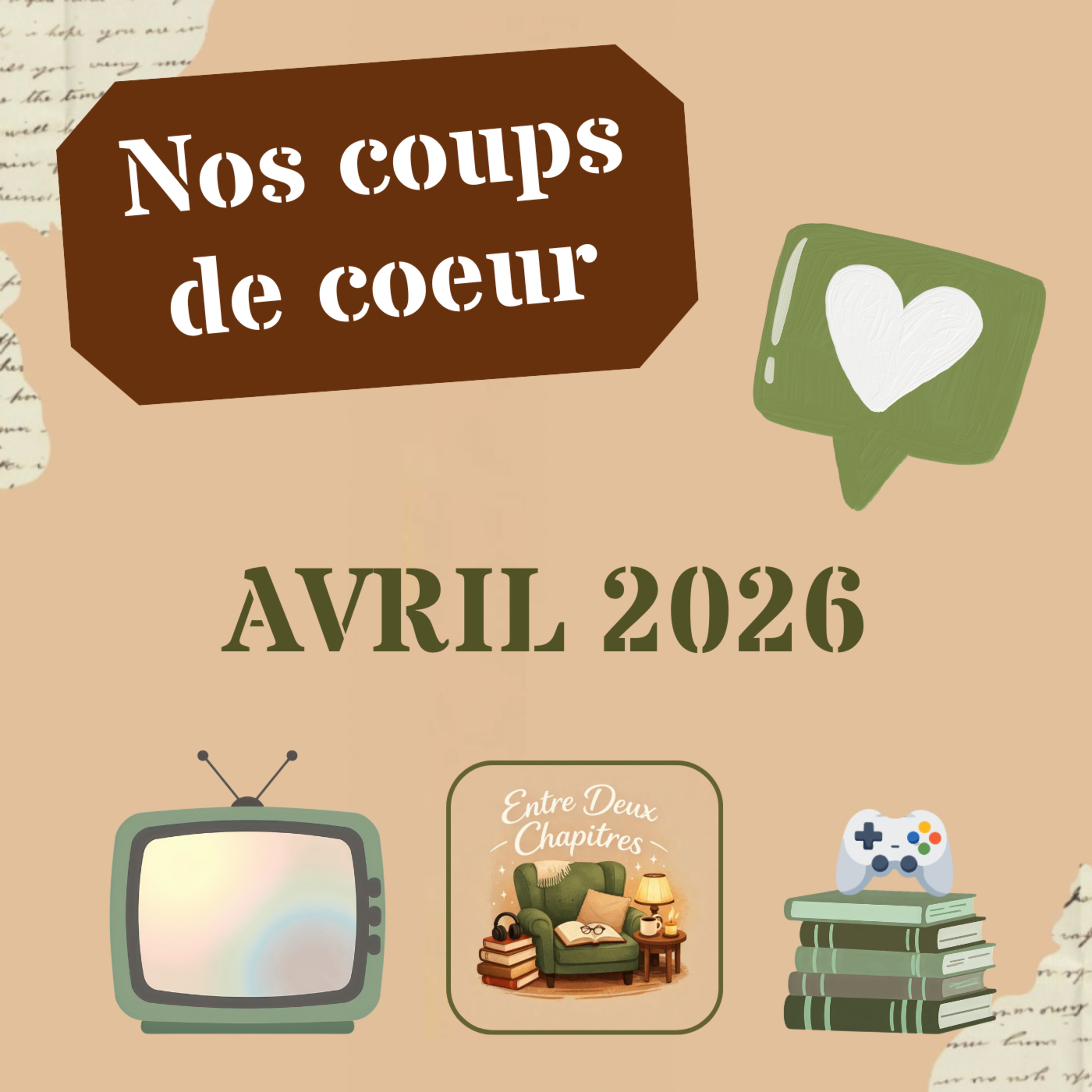 ❤️ Nos coups de cœur - Avril 2026 ❤️ episode artwork
