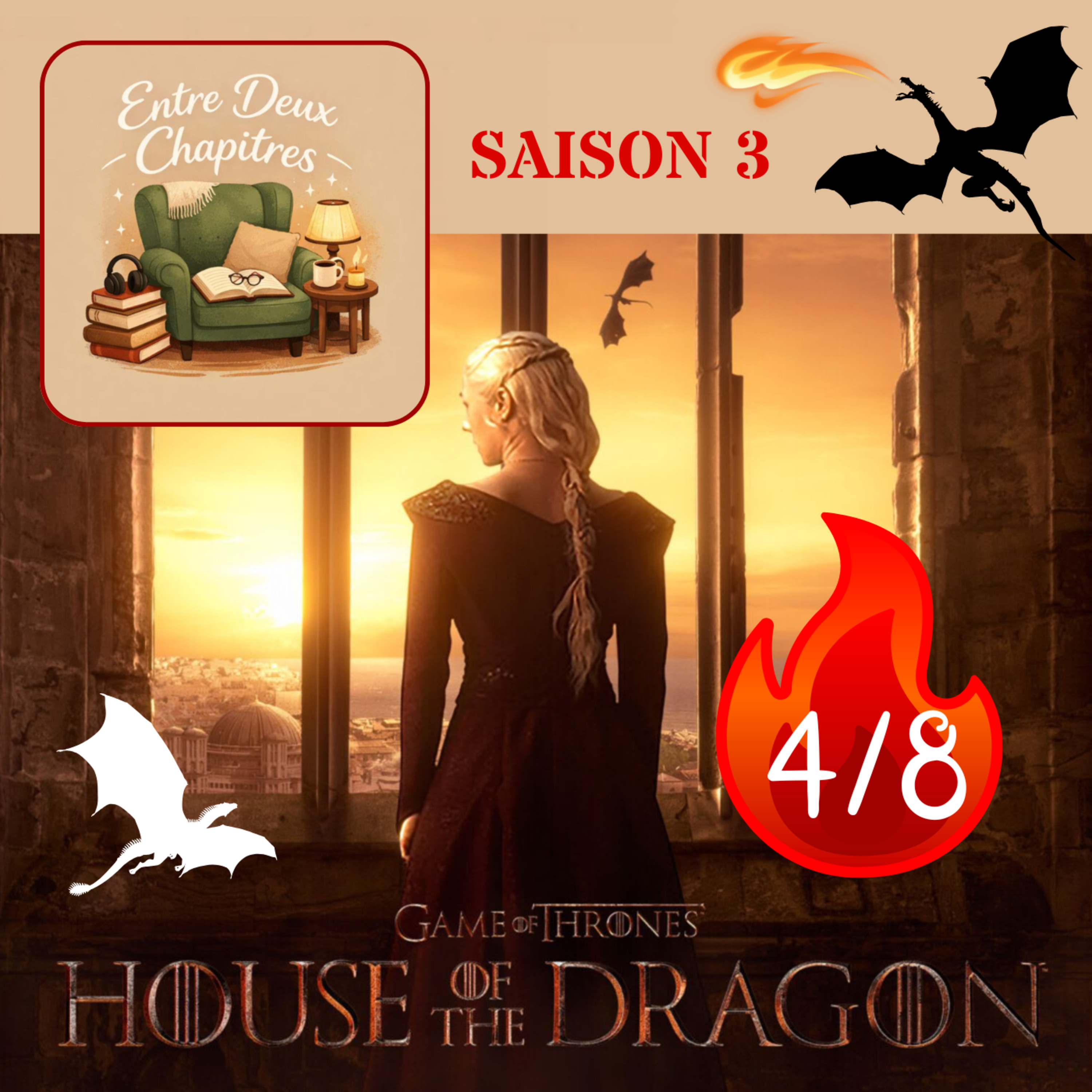 (4/8) RÉACT - House Of The Dragon 🔥 saison 3 ep 4 🐉 episode artwork