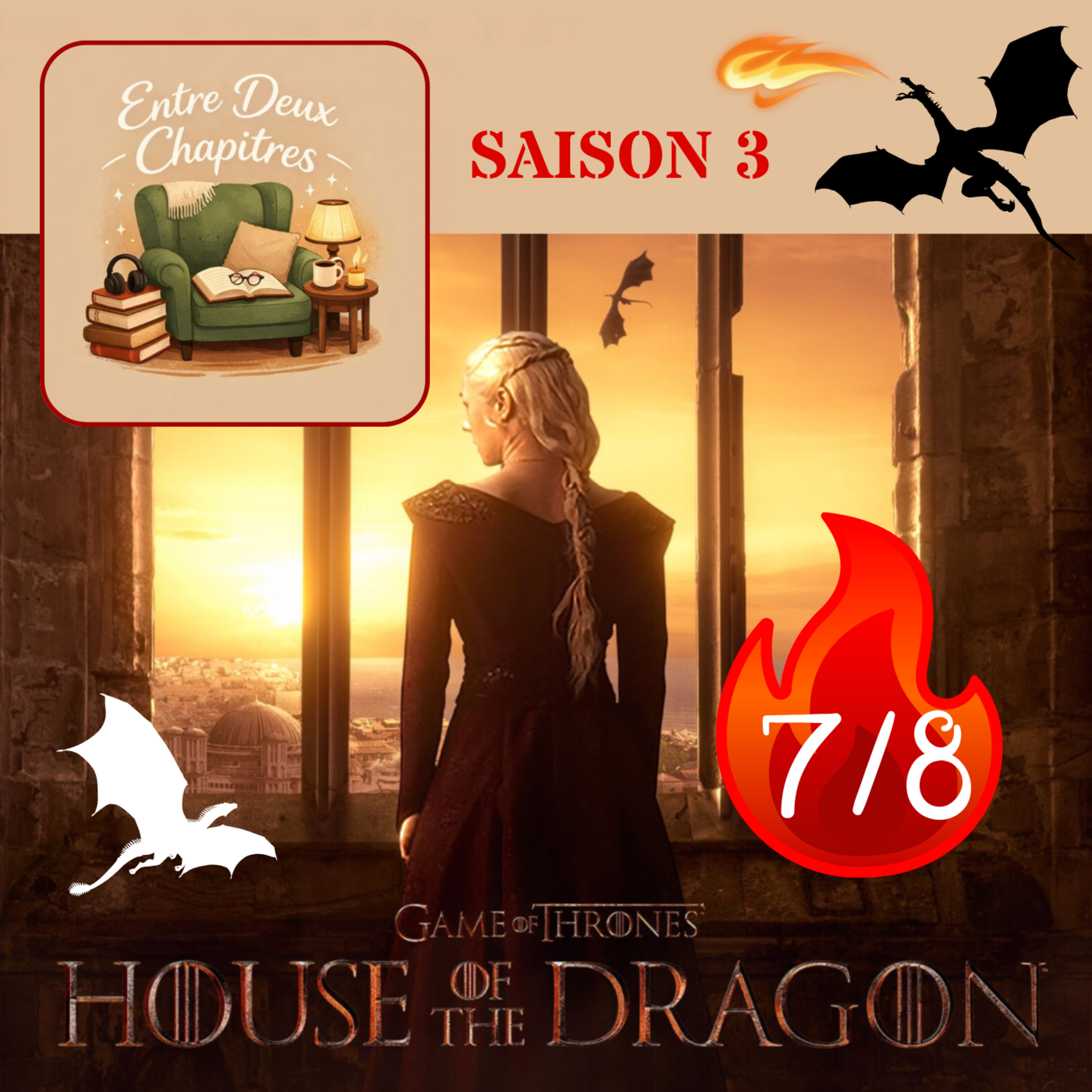 (7/8) RÉACT - House Of The Dragon saison 3 ep 7 episode artwork