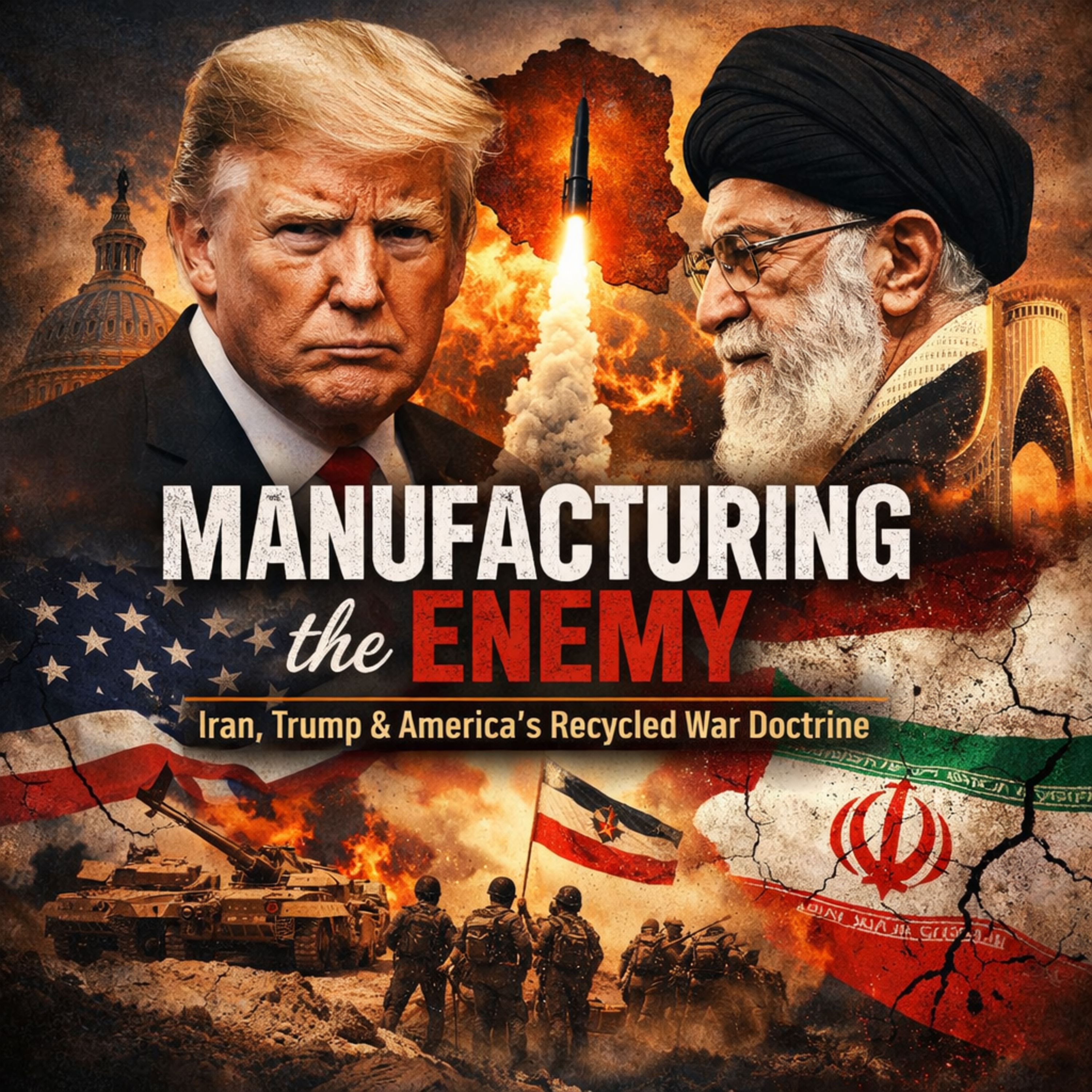 Manufacturing the Enemy - Iran, Trump, and America’s Recycled War Doctrine episode artwork