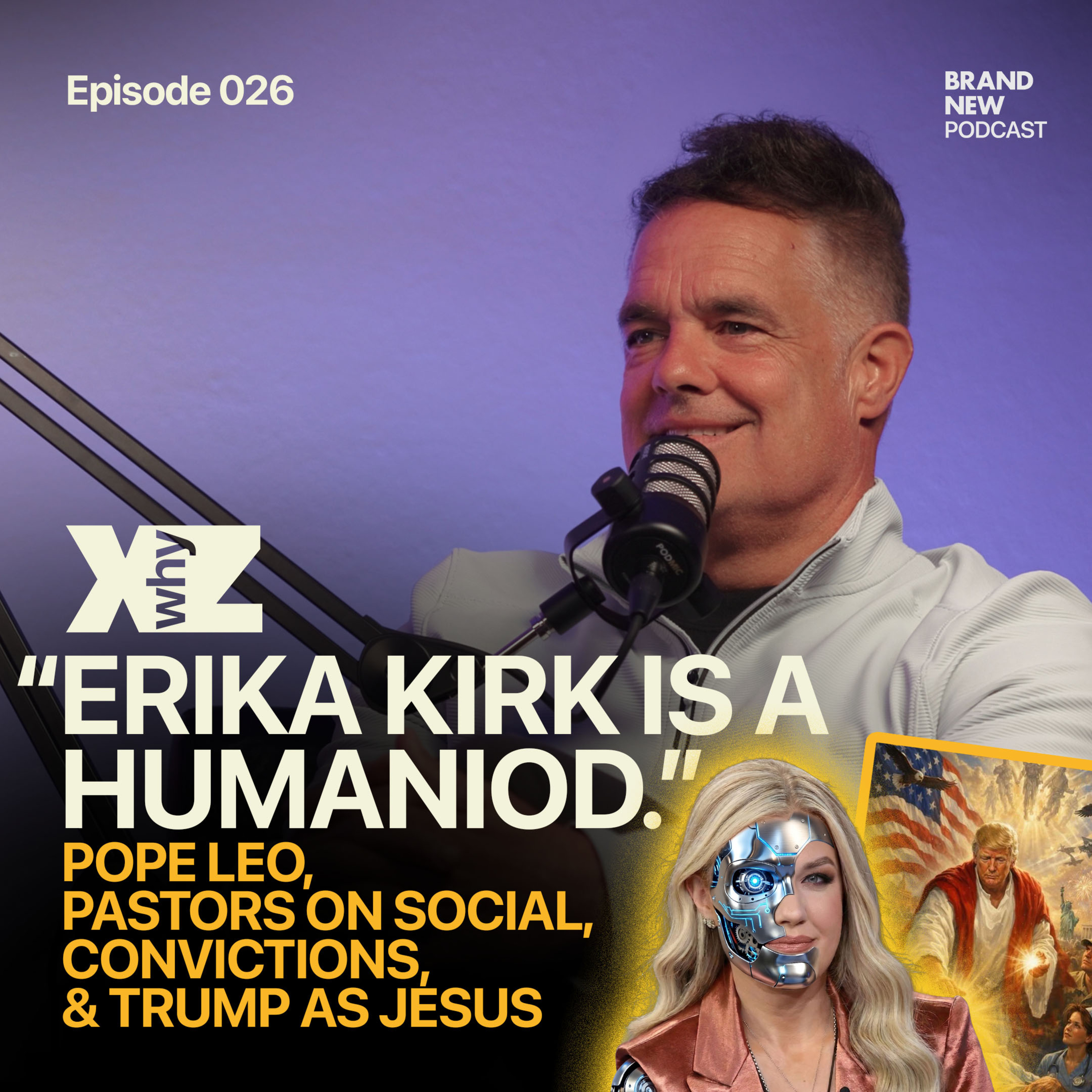 "Erika Kirk is a Humanoid" | Brand New Podcast episode artwork