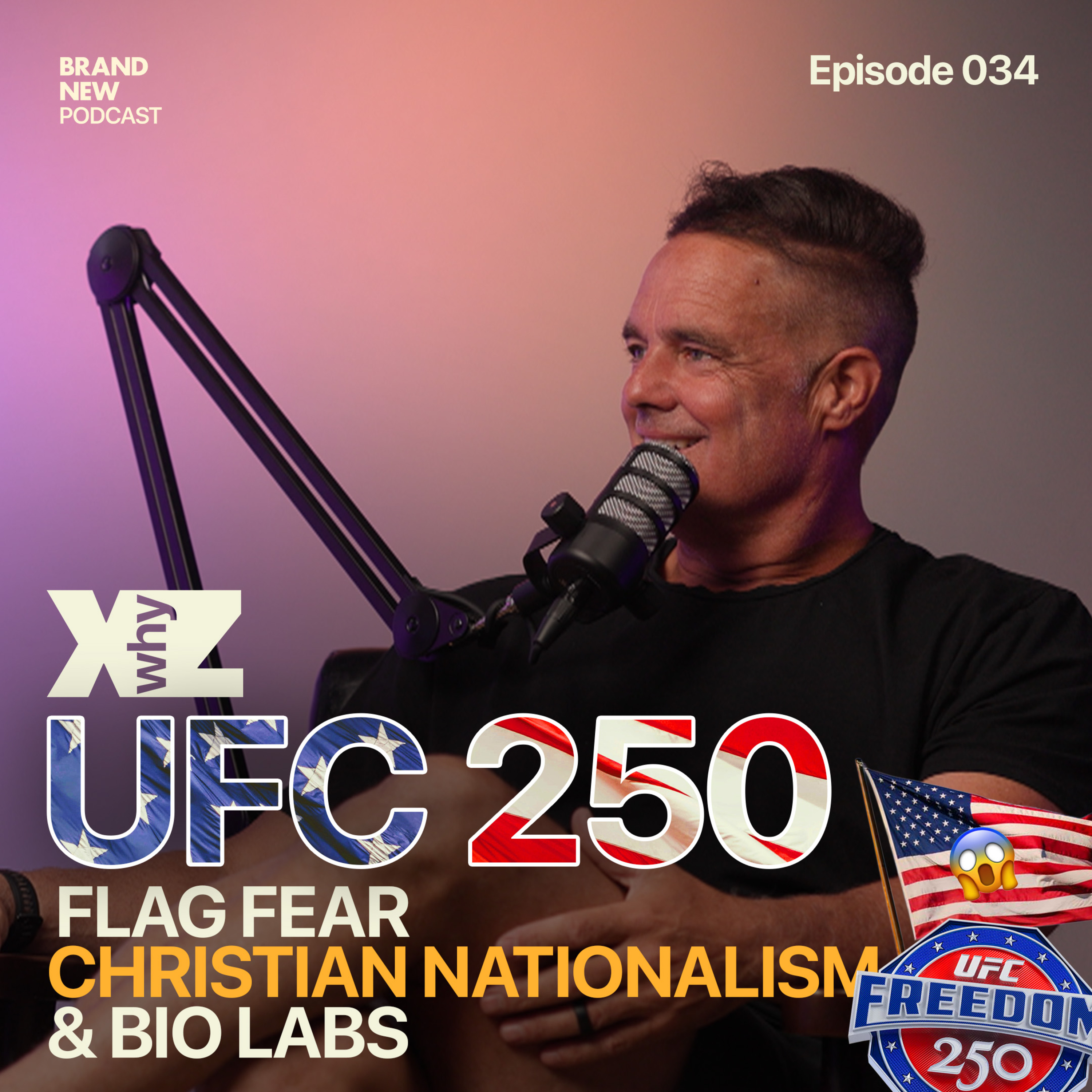 UFC 250, Flag Fear, Christian Nationalism, & Bio Labs | Brand New Podcast episode artwork