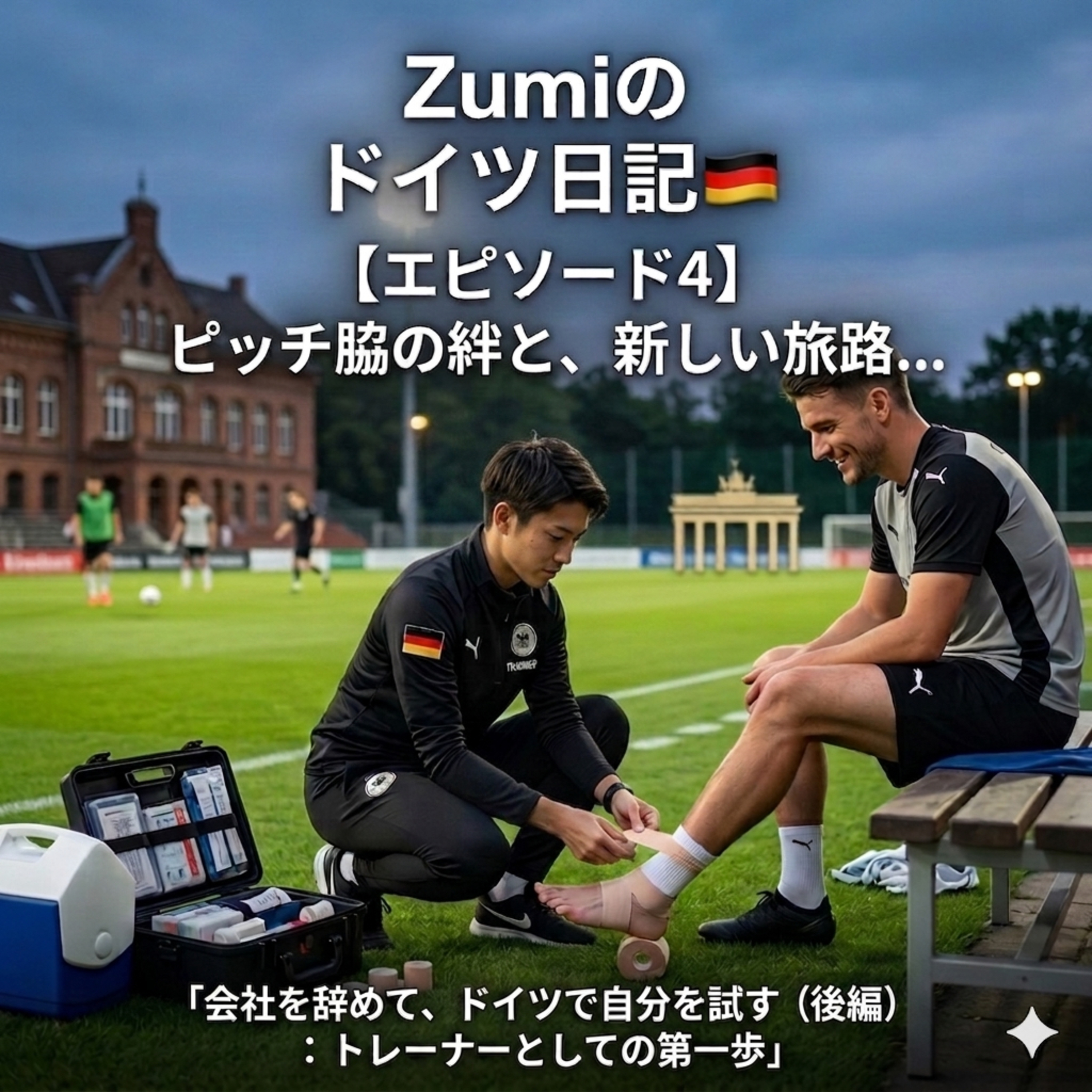 【エピソード4】会社を辞めて最初の仕事。VfB Hilden 1stチーム帯同と、退職後のリアル episode artwork
