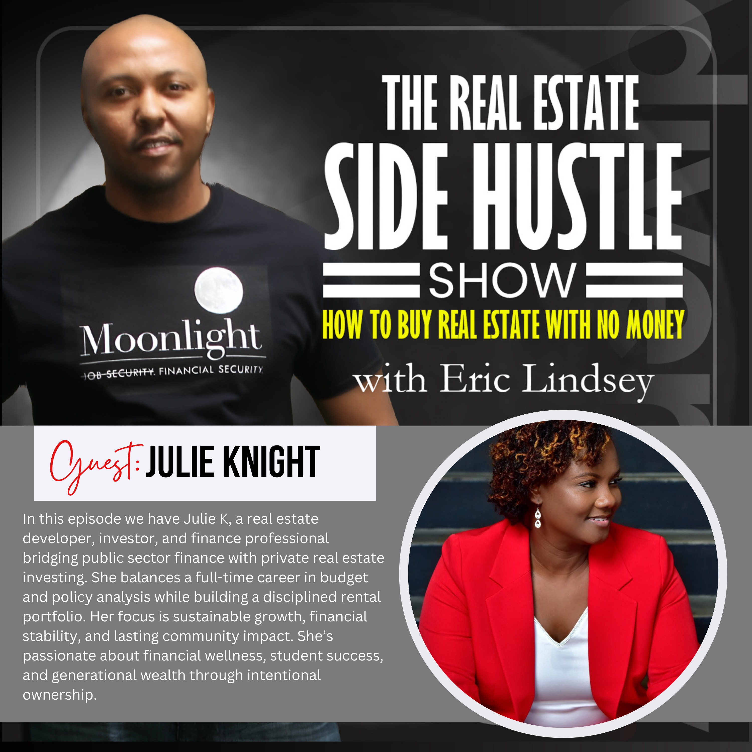 The Real Estate Side Hustle Show: How To Buy Real Estate With No Money