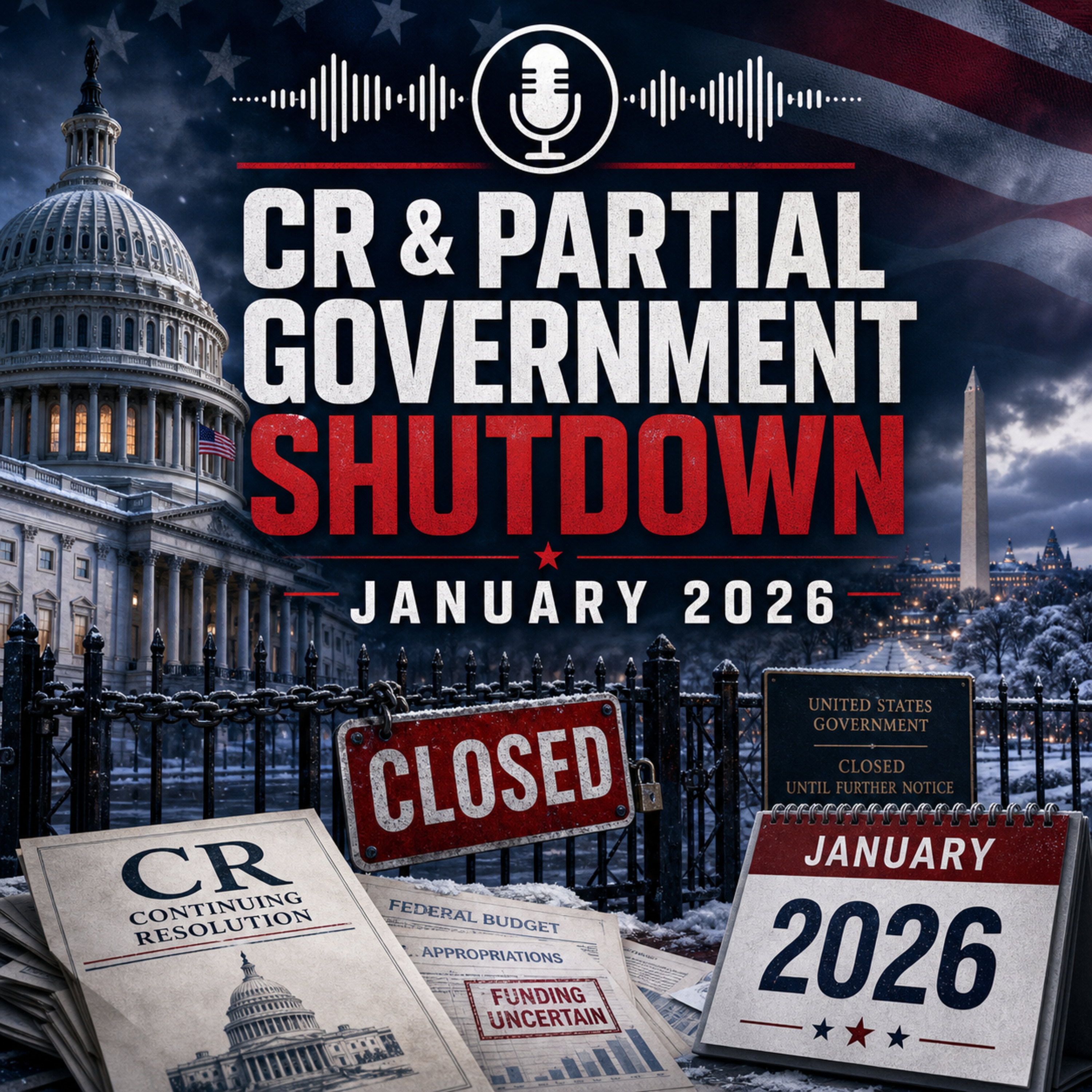 CR & Partial Government Shutdown: Jan. 28, 2026 episode artwork