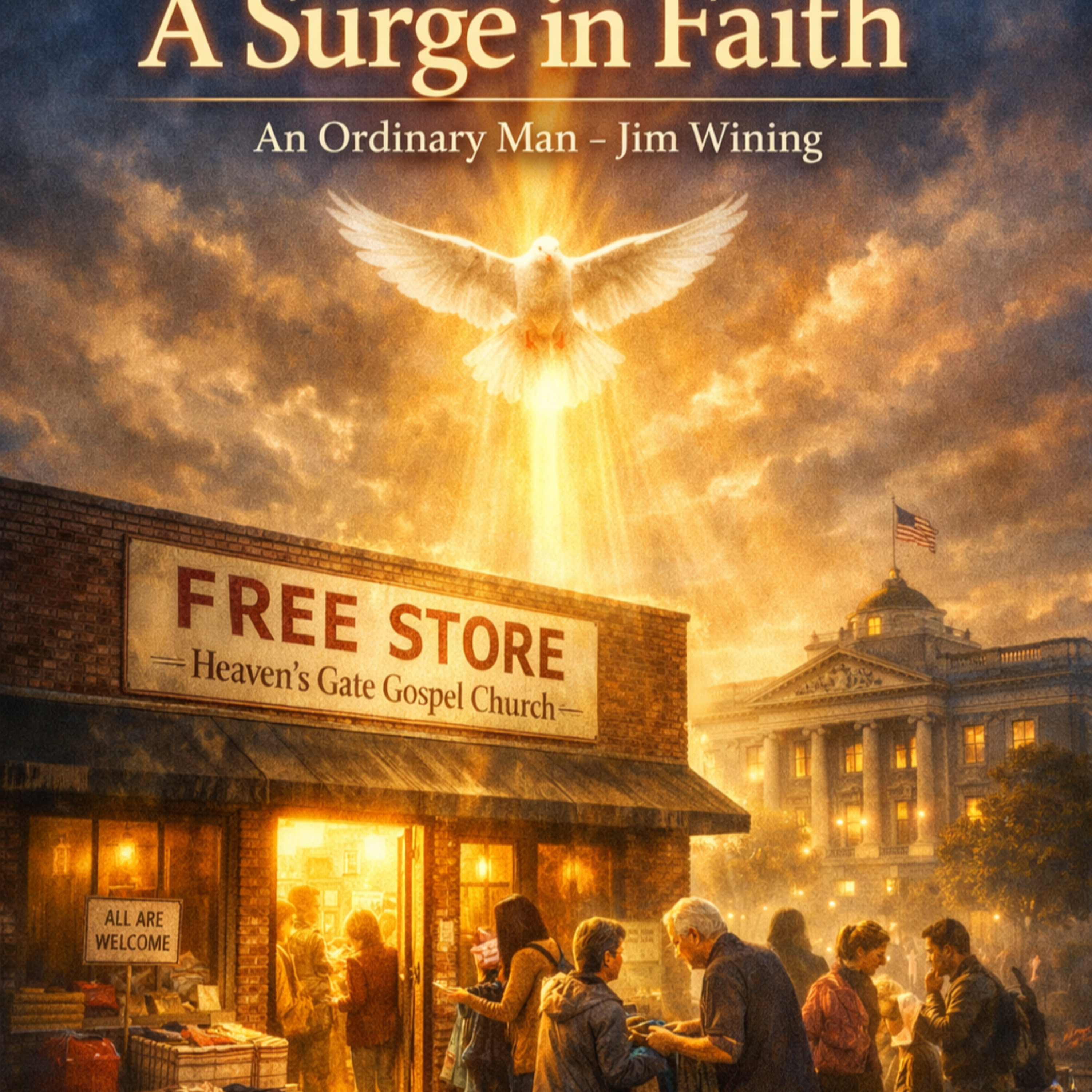 "A Surge in Faith," by "An Ordinary Man," host Jim Wining episode artwork