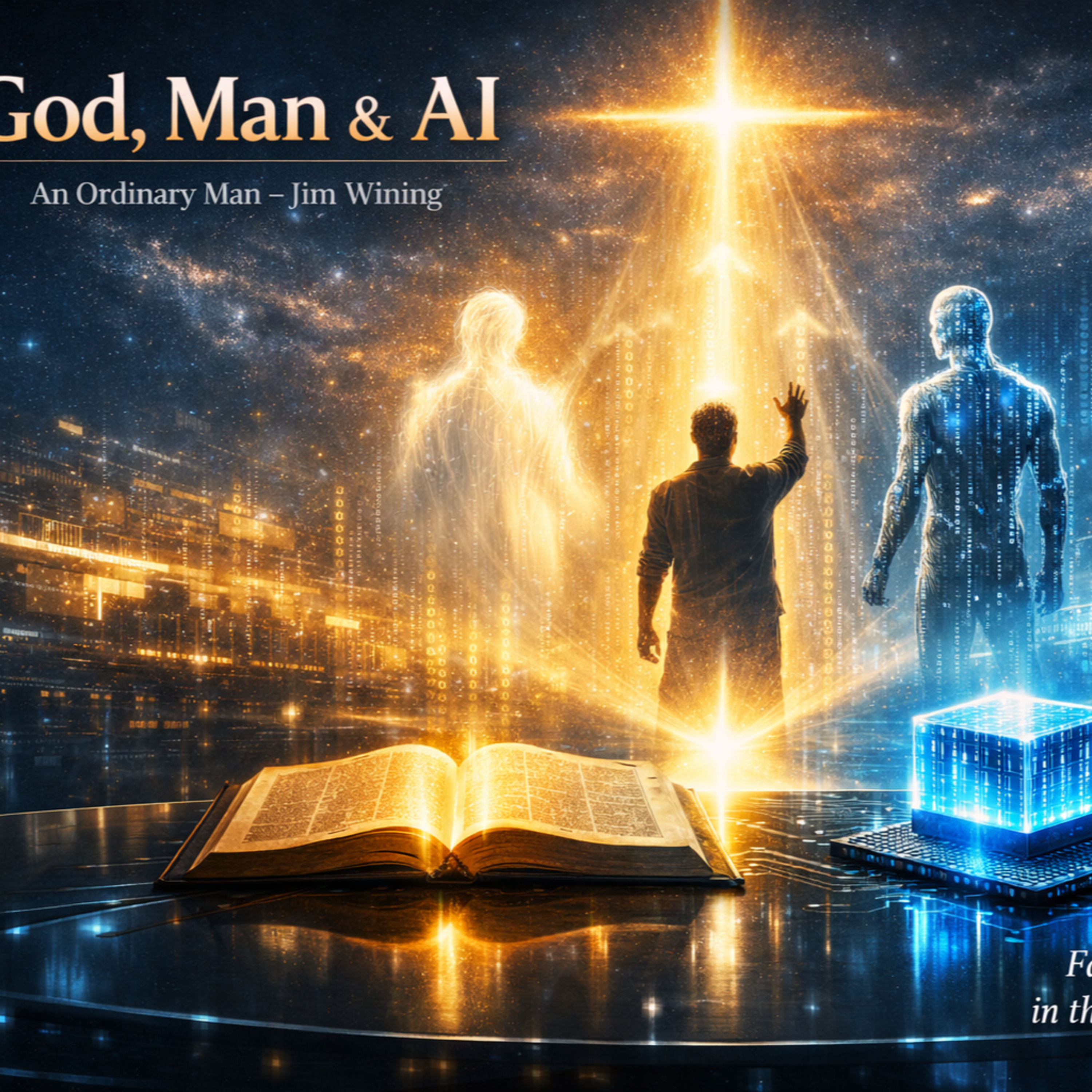 "God, Man & AI," An Ordinary Man," host Jim Wining episode artwork