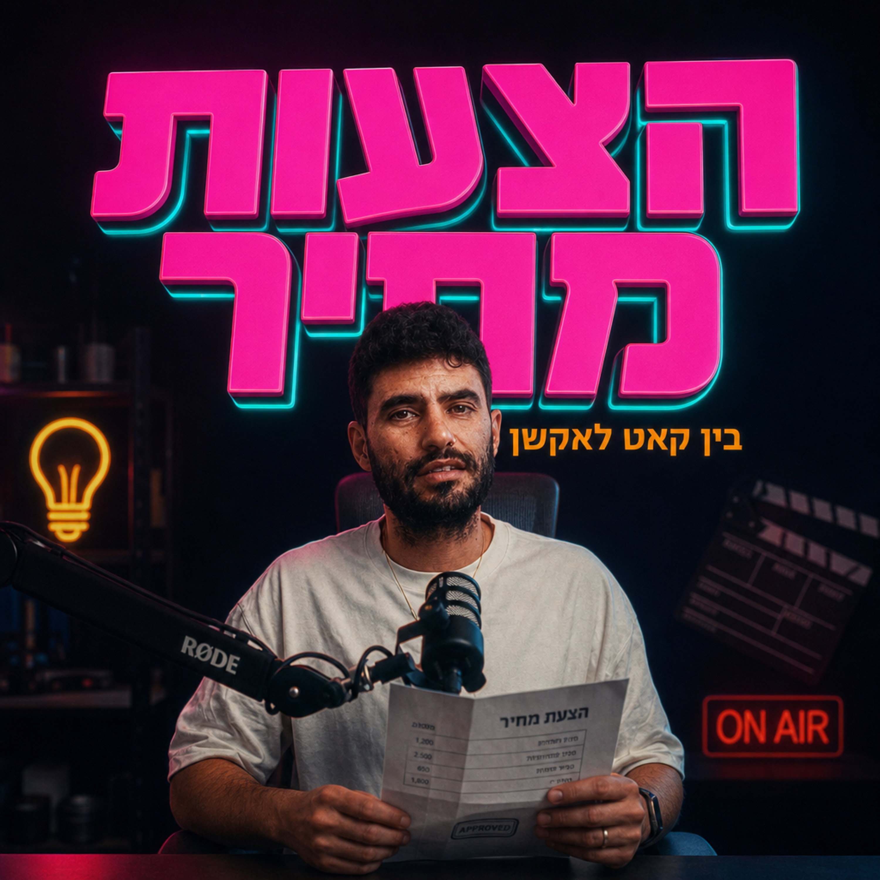 בין קאט לאקשן | פרק 13 | שילמתי על יום צילום פעמיים - הצעות מחיר episode artwork