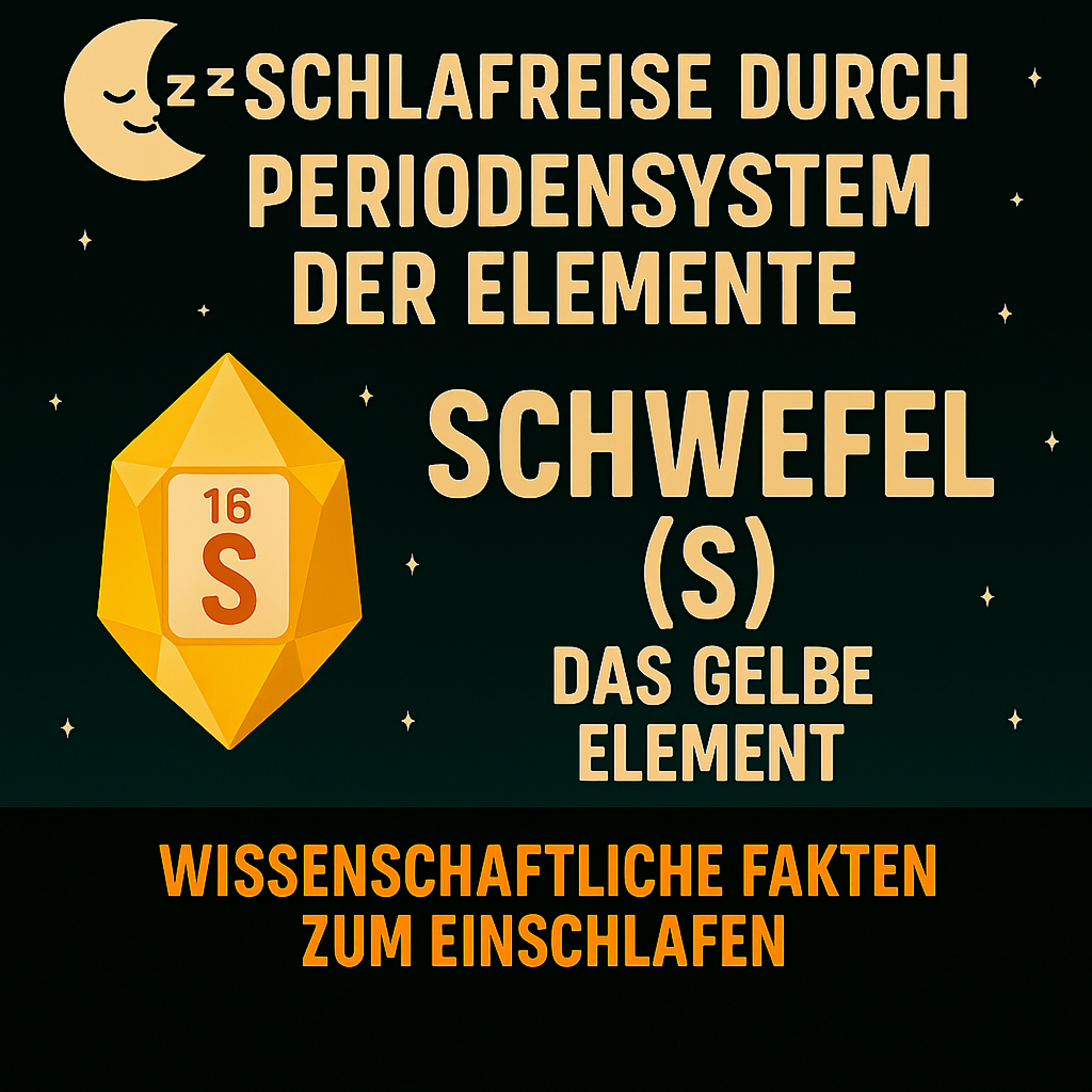 16. Schwefel (S) - Das gelbe Element