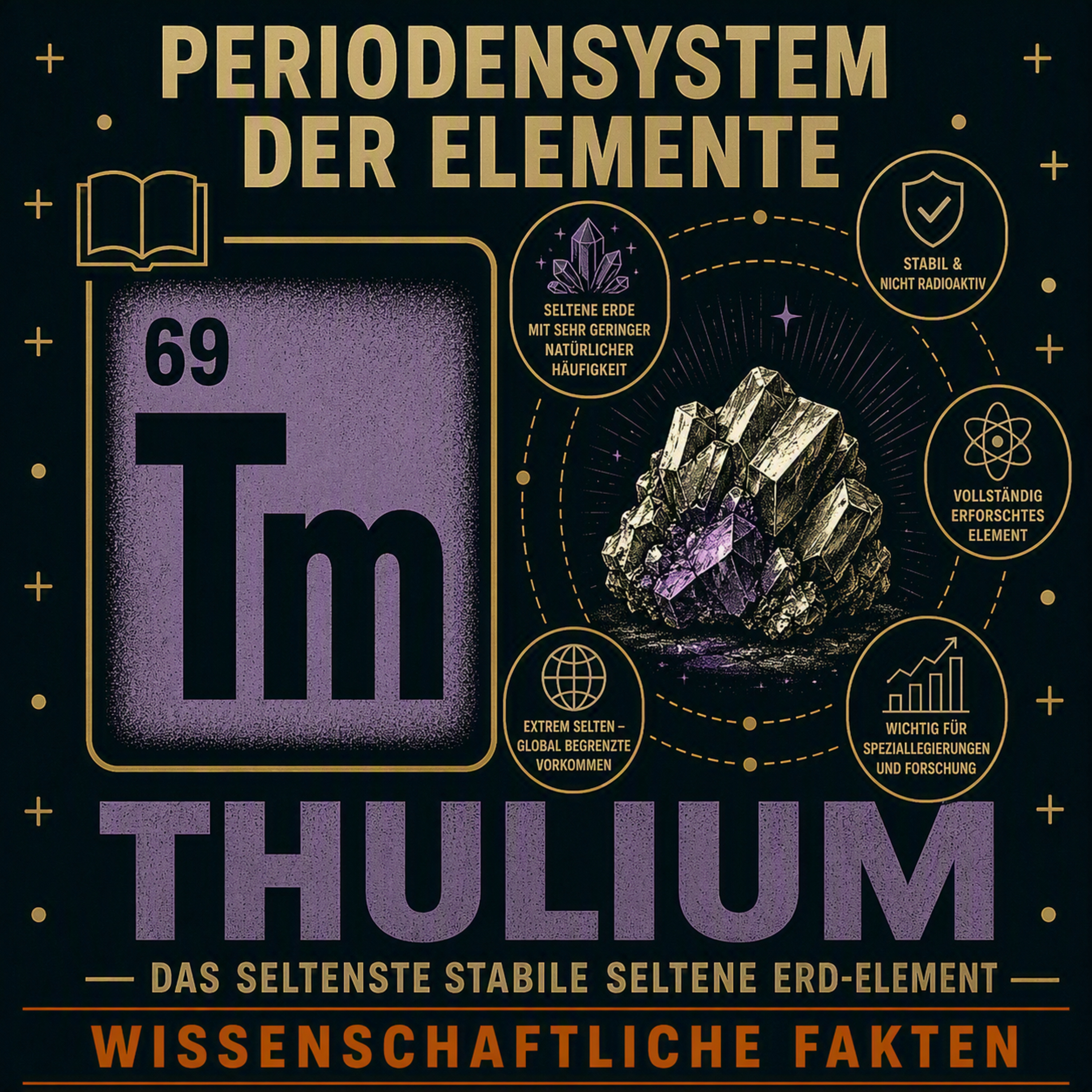 69. Thulium (Tm) - Das seltenste stabile Seltene Erd-Element