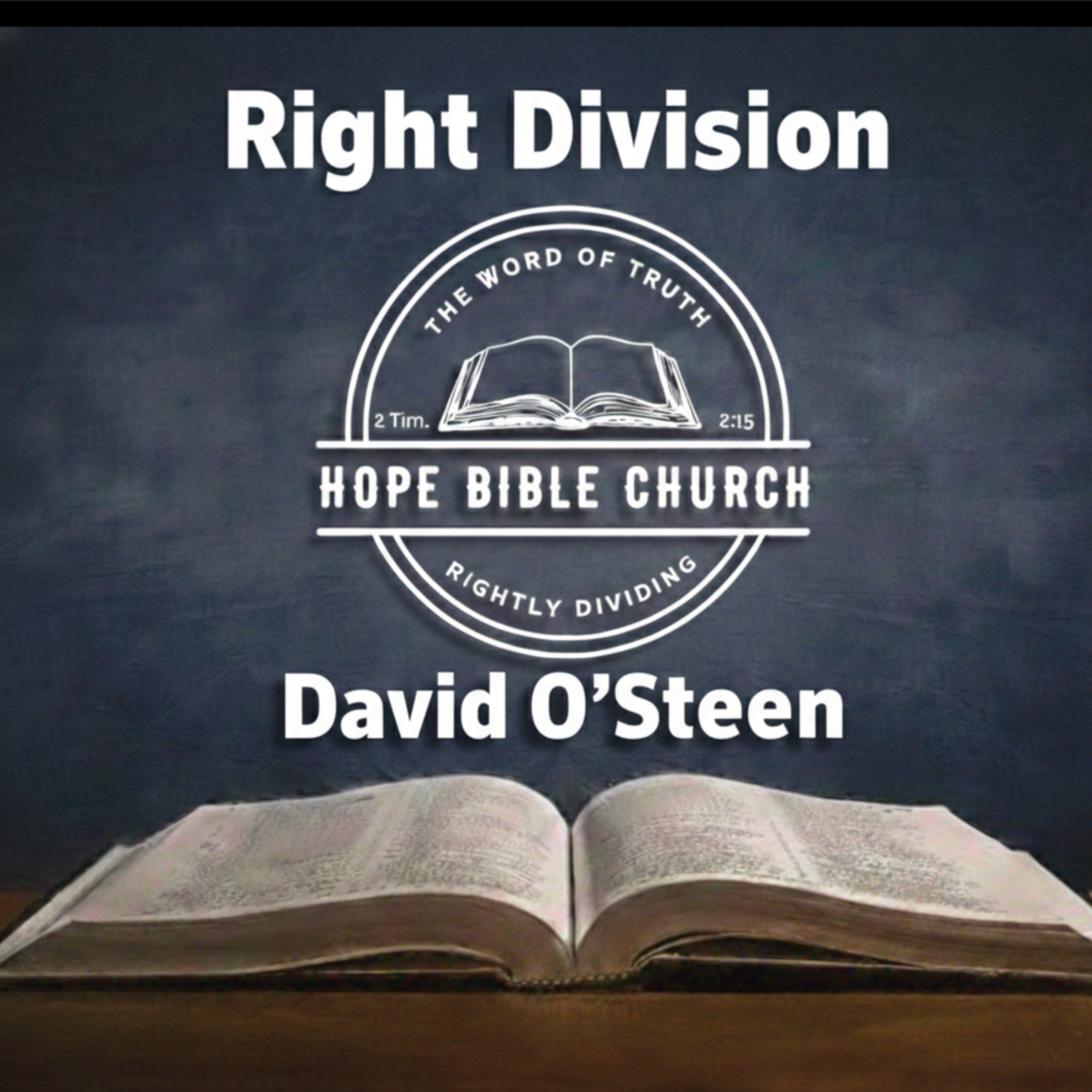 4 - Right Division - How to Study the Bible pt. 1 - David O'Steen episode artwork
