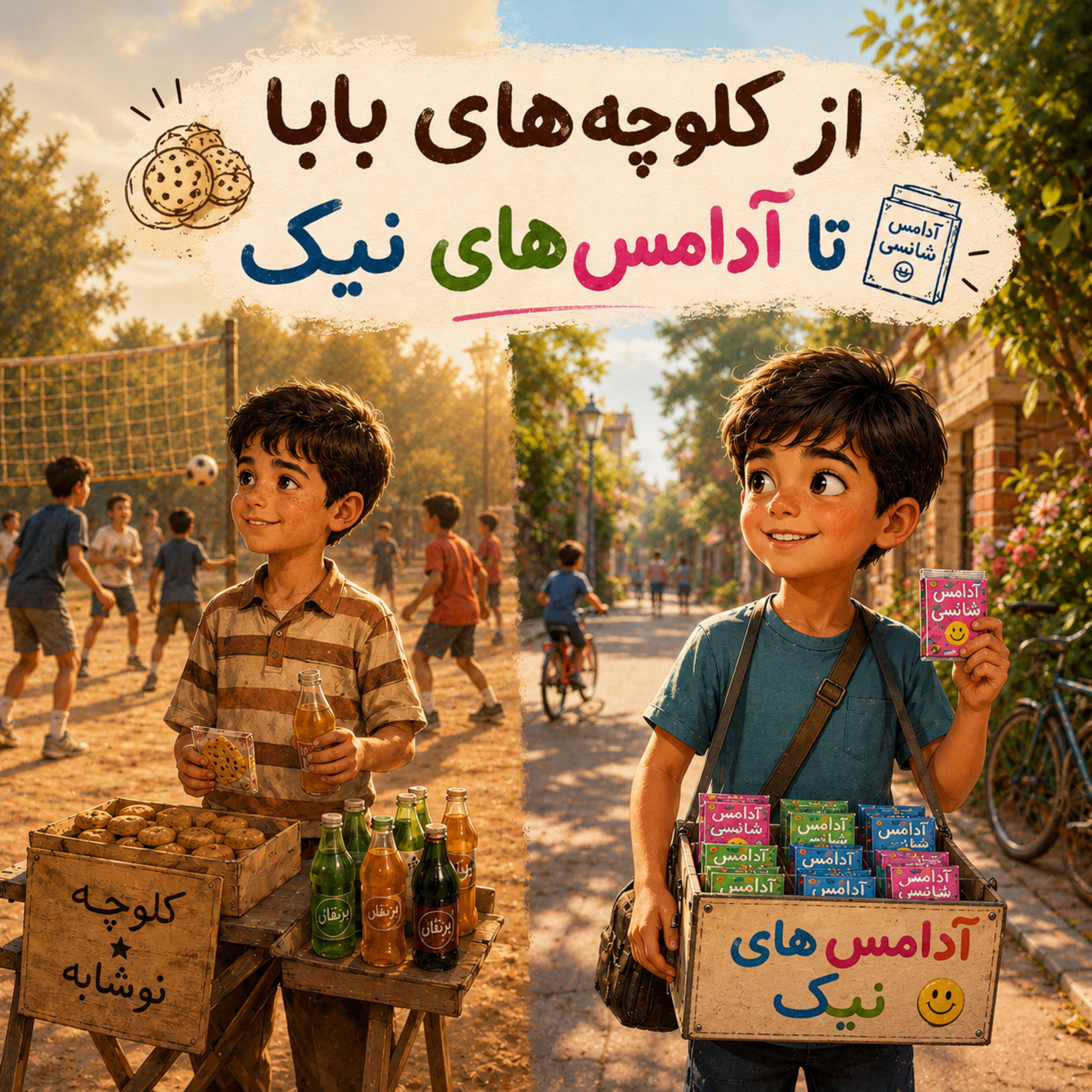 از کلوچههای بابا تا آدامسهای نیک
