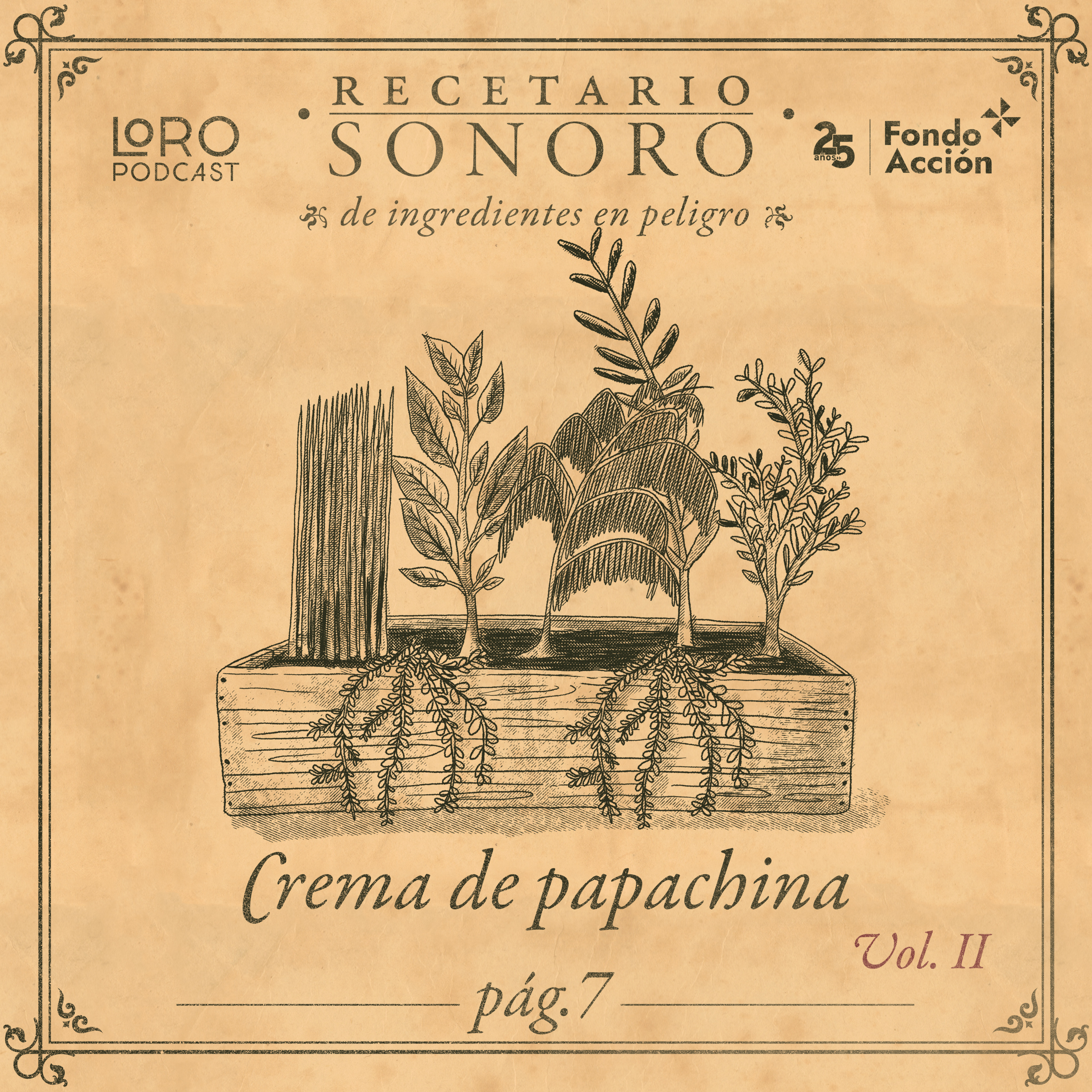 Recetario sonoro de ingredientes en peligro