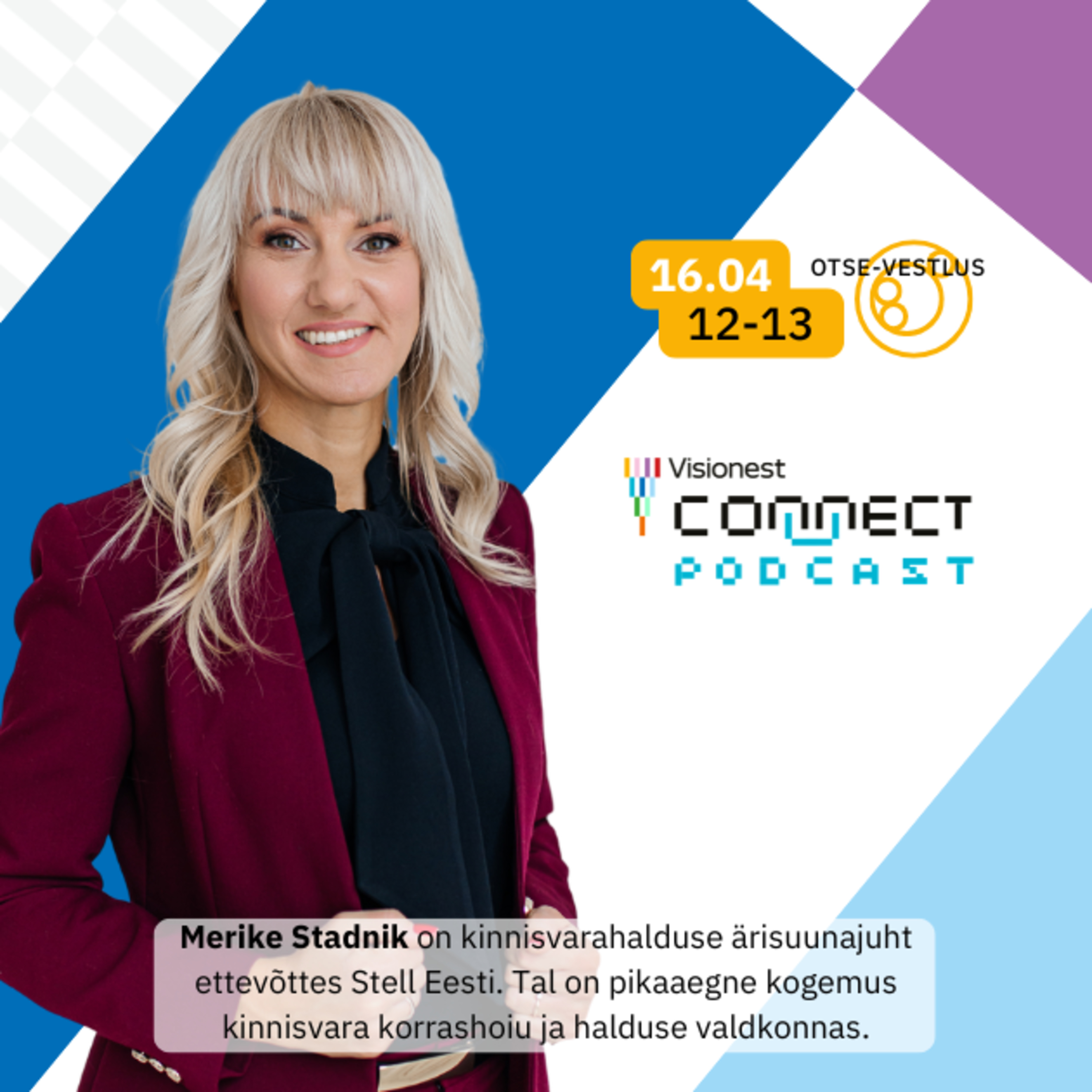 Merike Stadnik ⟩ 2026#14 ⟩ Visionest Connect podcast episode artwork