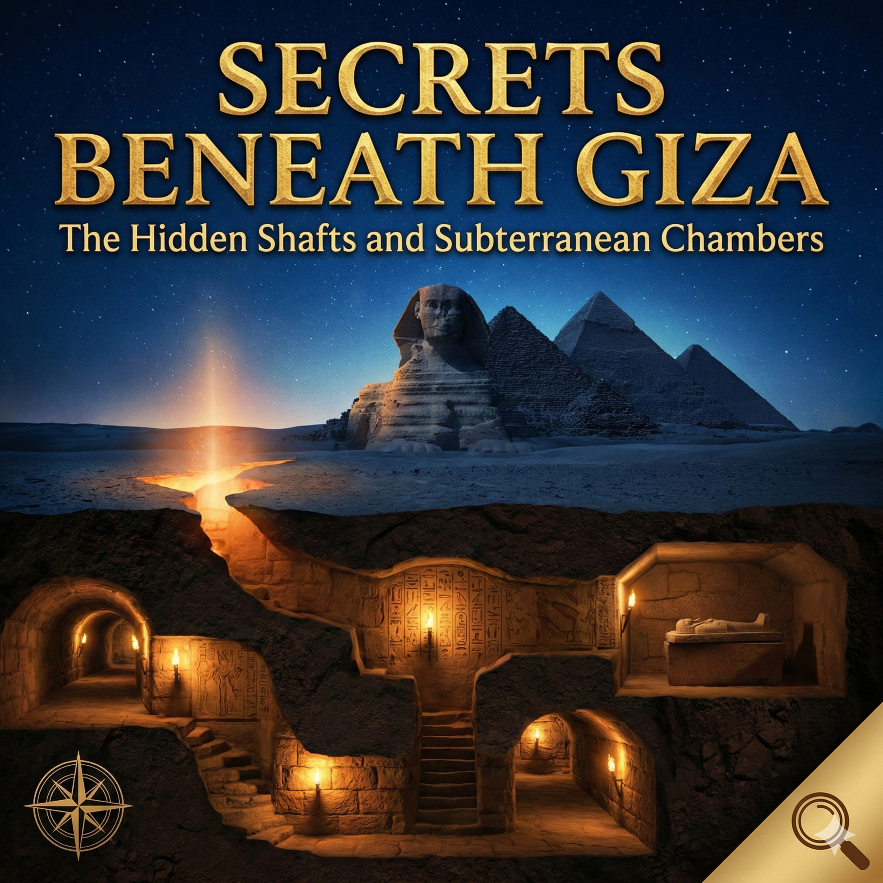 Secrets Beneath Giza: The Hidden Shafts and Subterranean Chambers episode artwork