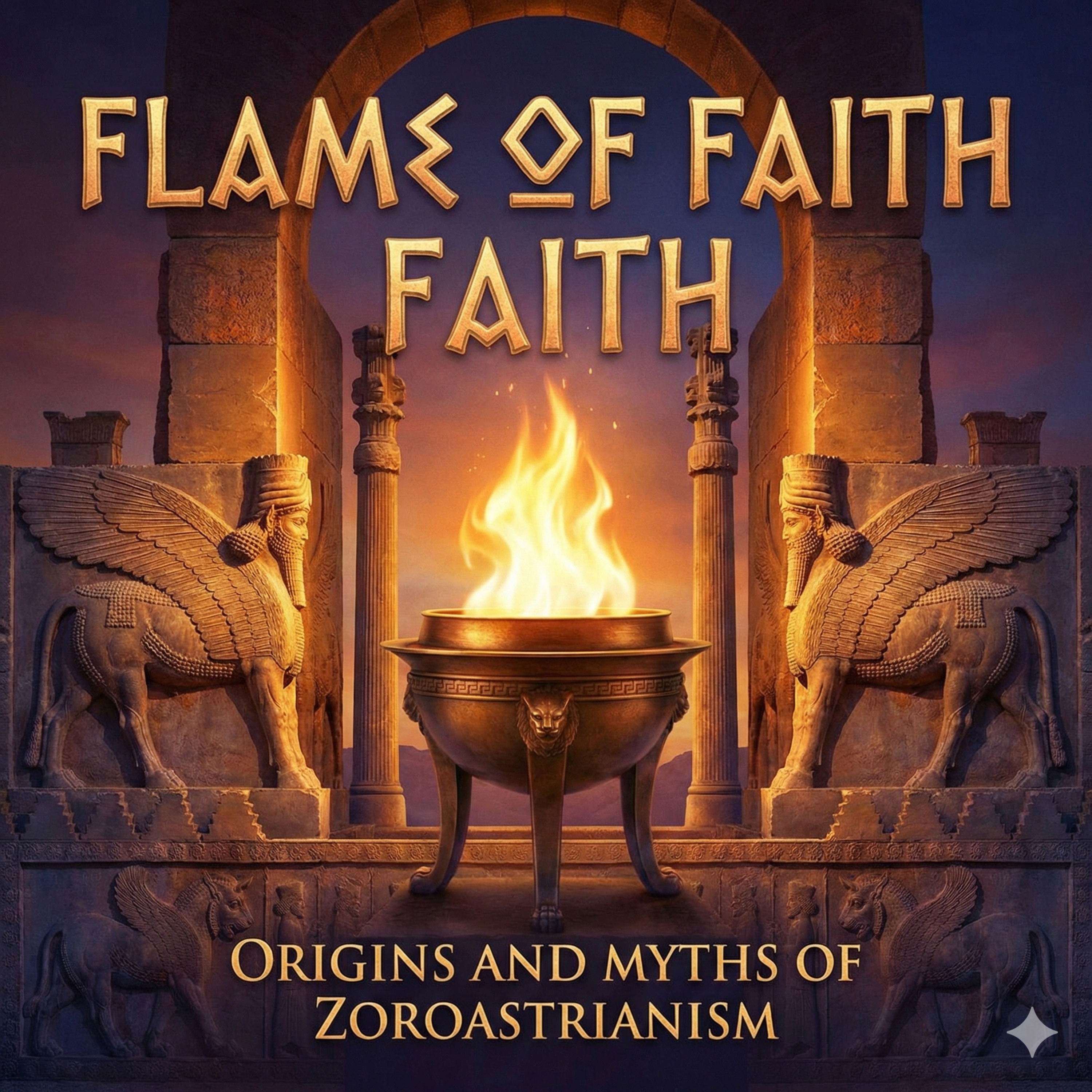 Flame of Faith: Origins and Myths of Zoroastrianism episode artwork