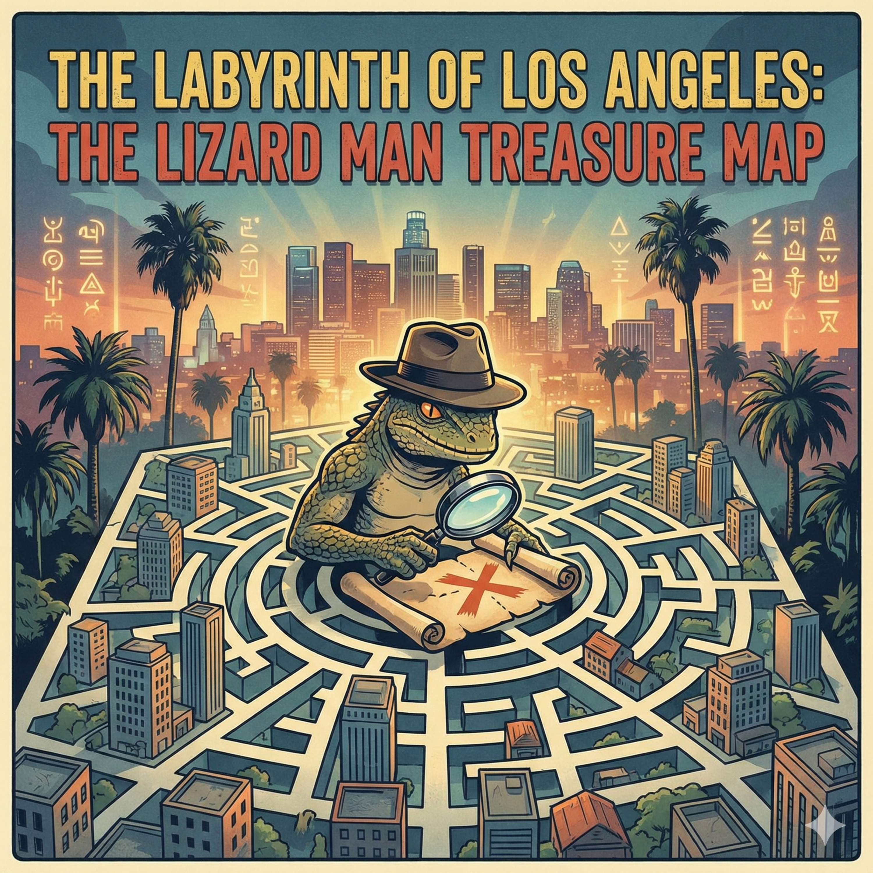 The Labyrinth of Los Angeles: The Lizard Man Treasure Map episode artwork