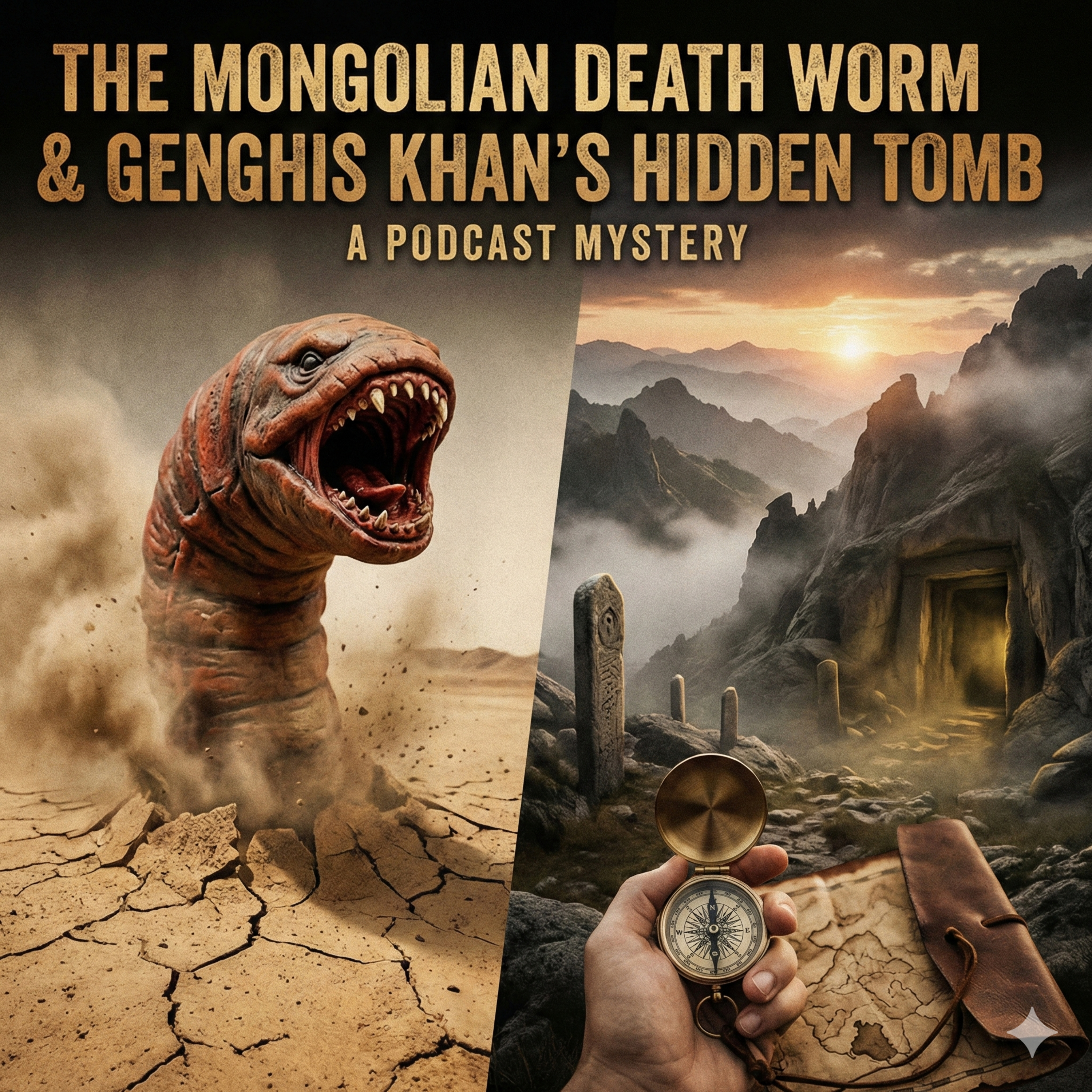The Mongolian Death Worm and Genghis Khan's Hidden Tomb episode artwork