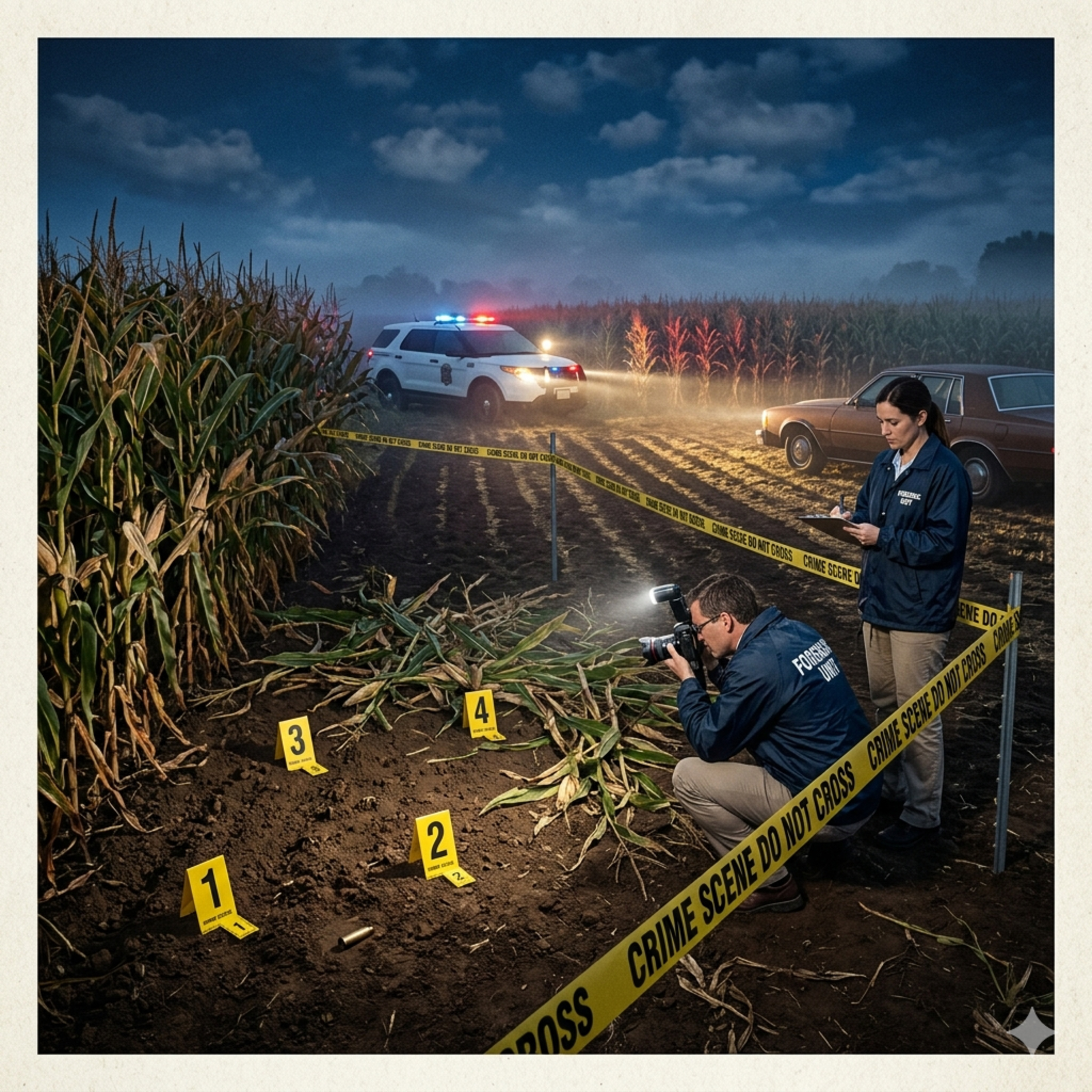 The Cornfield Quadruple Homicide: A Tale of Betrayal and Ballistics episode artwork