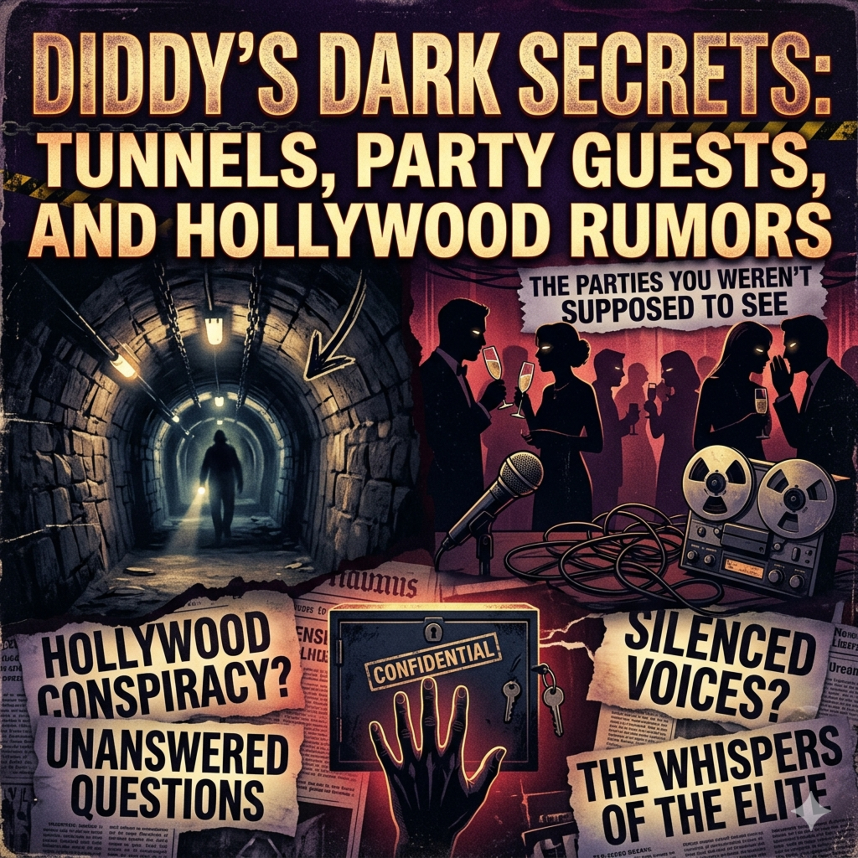 Diddy’s Dark Secrets: Tunnels, Party Guests, and Hollywood Rumors episode artwork