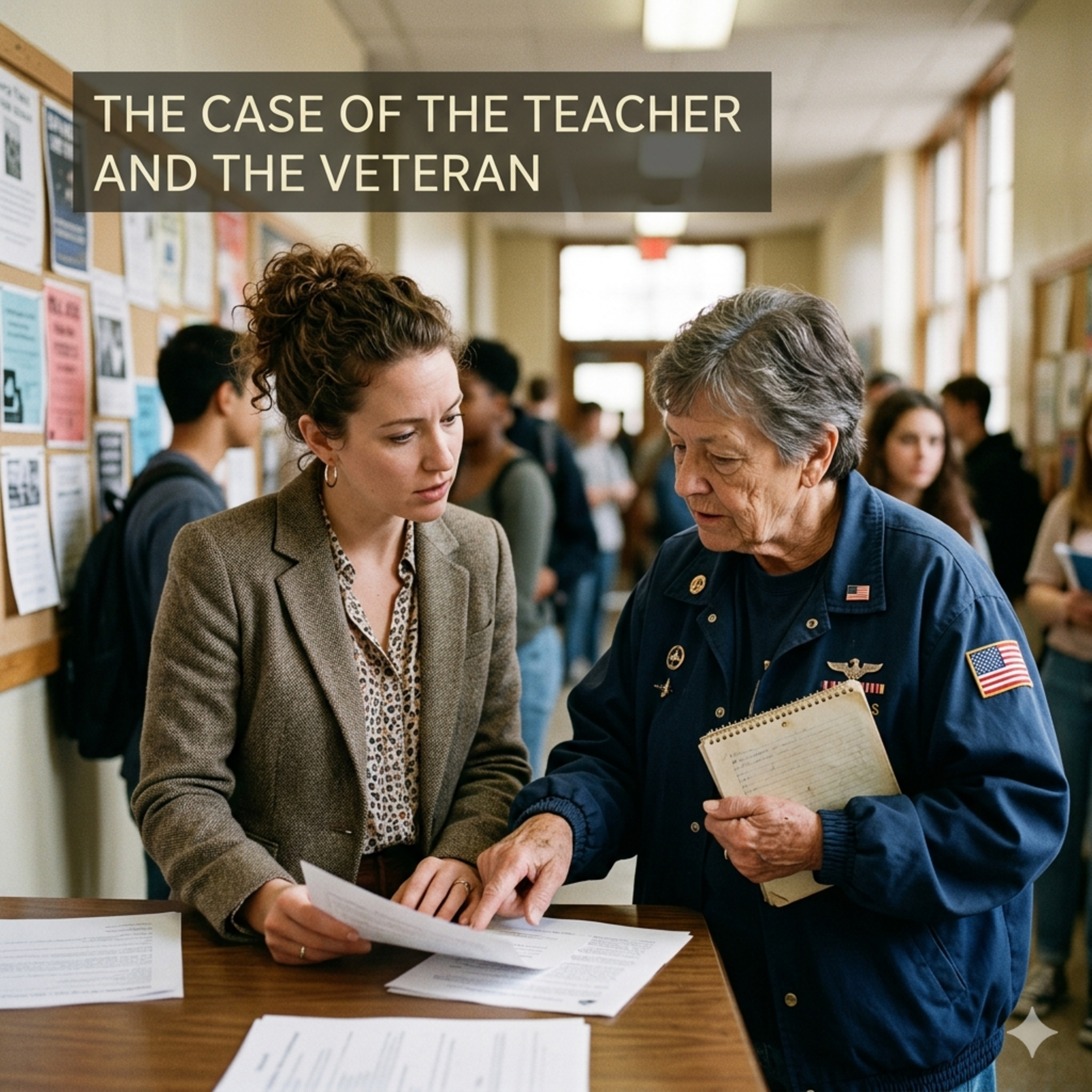 The Case of the Teacher and the Veteran episode artwork