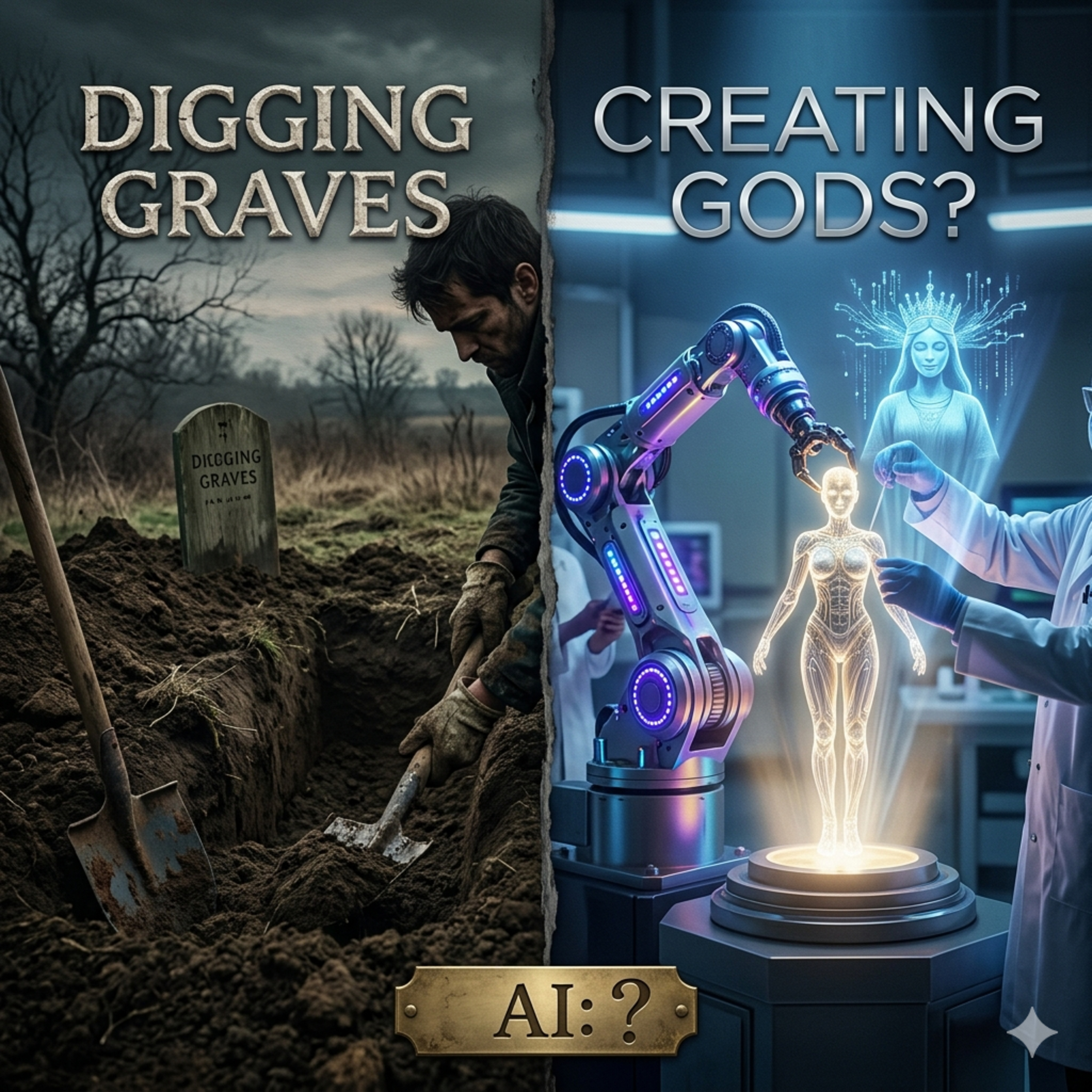 AI: Digging Graves or Creating Gods? episode artwork